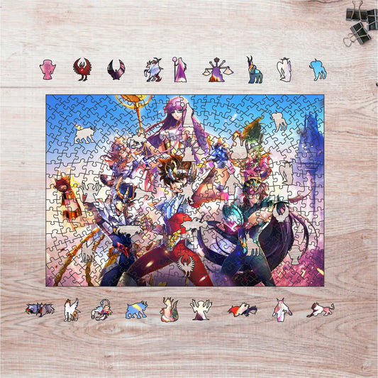 Rompecabezas Pers.Caballeros Del Zodiaco C:19.1 Puzzles Peru - M- 307 Pzas / Caballeros Del Zodiaco - ROMPECABEZAS