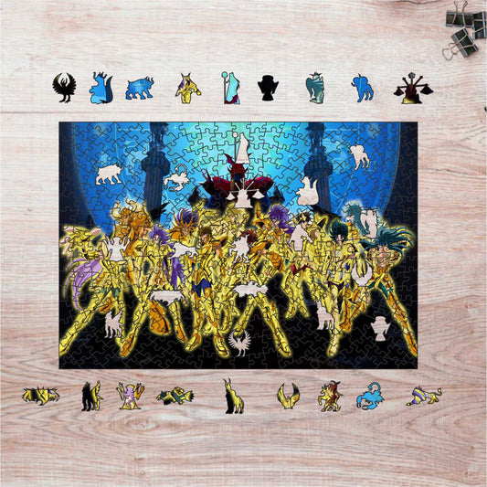 Rompecabezas Pers.Caballeros Del Zodiaco C:19.3 Puzzles Peru - M- 378 Pzas / Caballeros Del Zodiaco - ROMPECABEZAS