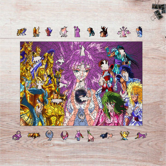 Rompecabezas Pers.Caballeros Del Zodiaco C:19.4 Puzzles Peru - M- 378 Pzas / Caballeros Del Zodiaco - ROMPECABEZAS