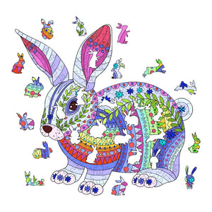 Rompecabezas Conejo COD:1.101 Person. -Puzzles Peru