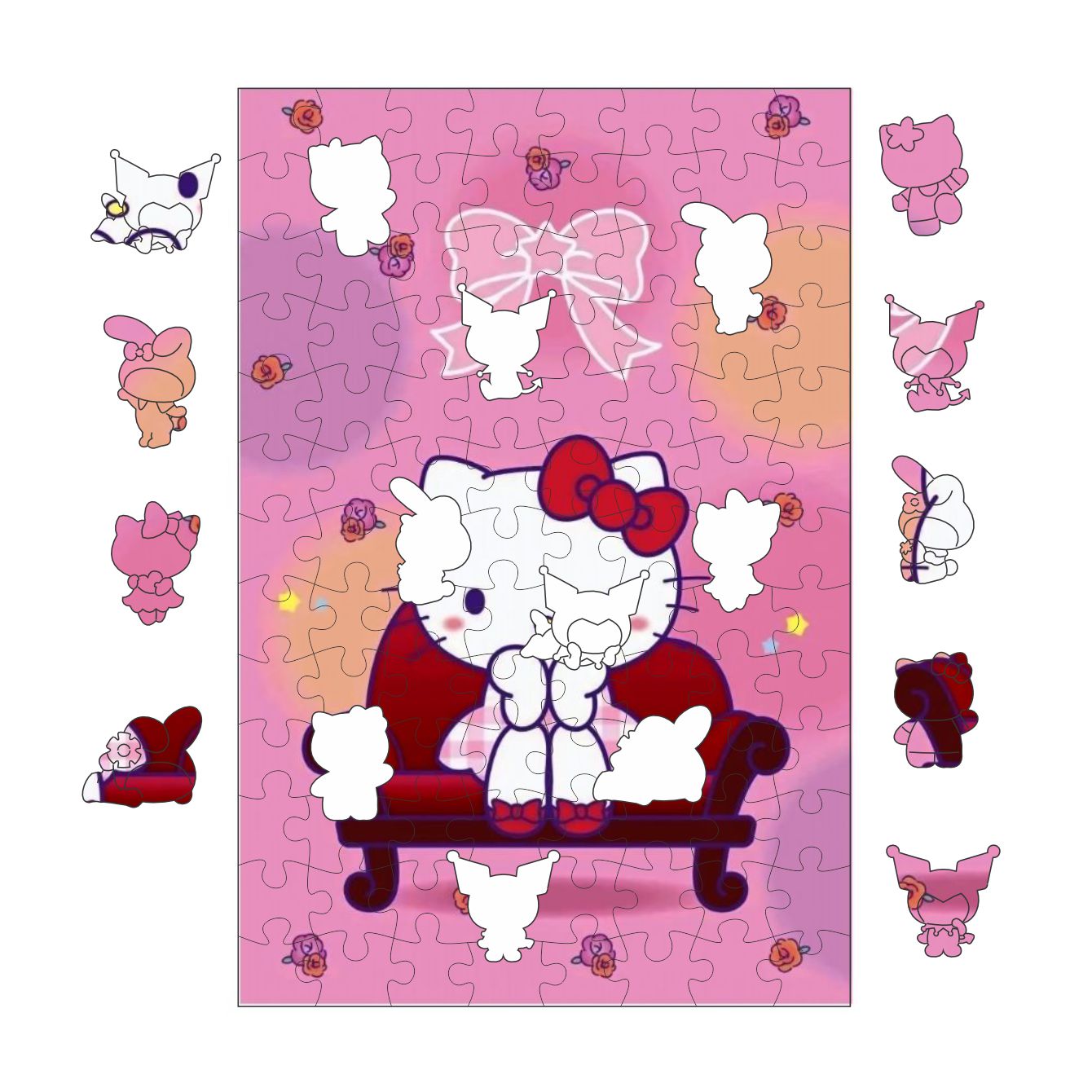 Rompecabezas Hello Kitty COD:10.2 Person. -Puzzles Peru