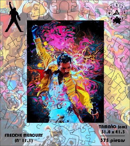 Rompecabezas Pers.Freddie Mercury  C:11.1 Puzzles Peru