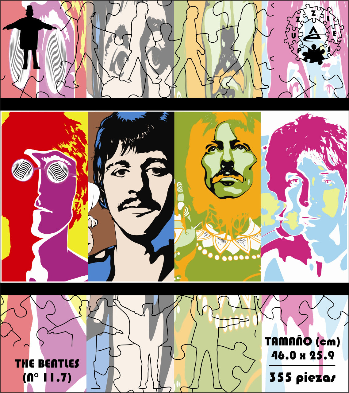 Rompecabezas Pers.The Beatles  C:11.7 Puzzles Peru