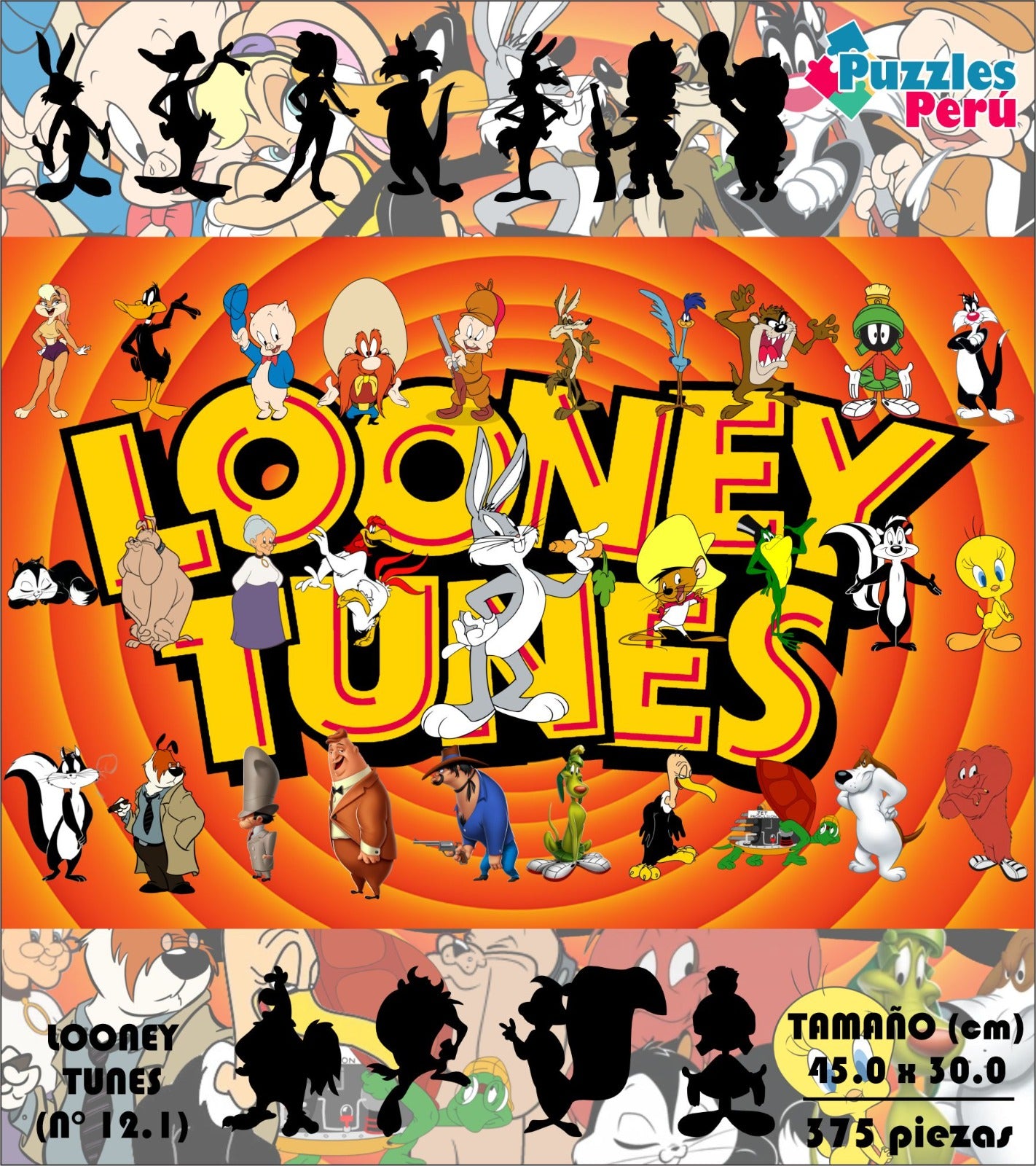 Rompecabezas Pers.Looney Tunes  C:12.1 Puzzles Peru