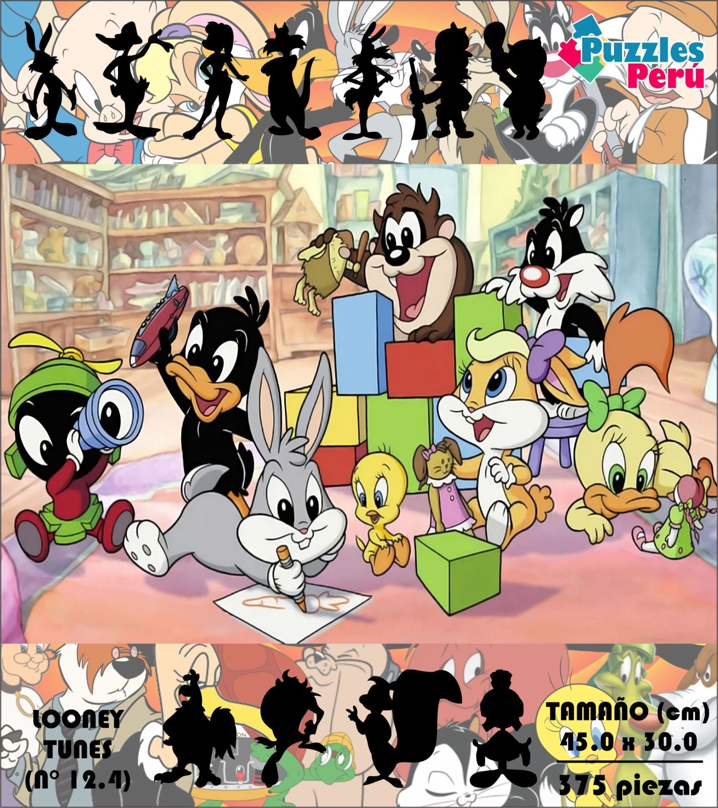 Rompecabezas Pers.Baby Looney Tunes  C:12.4 Puzzles Peru