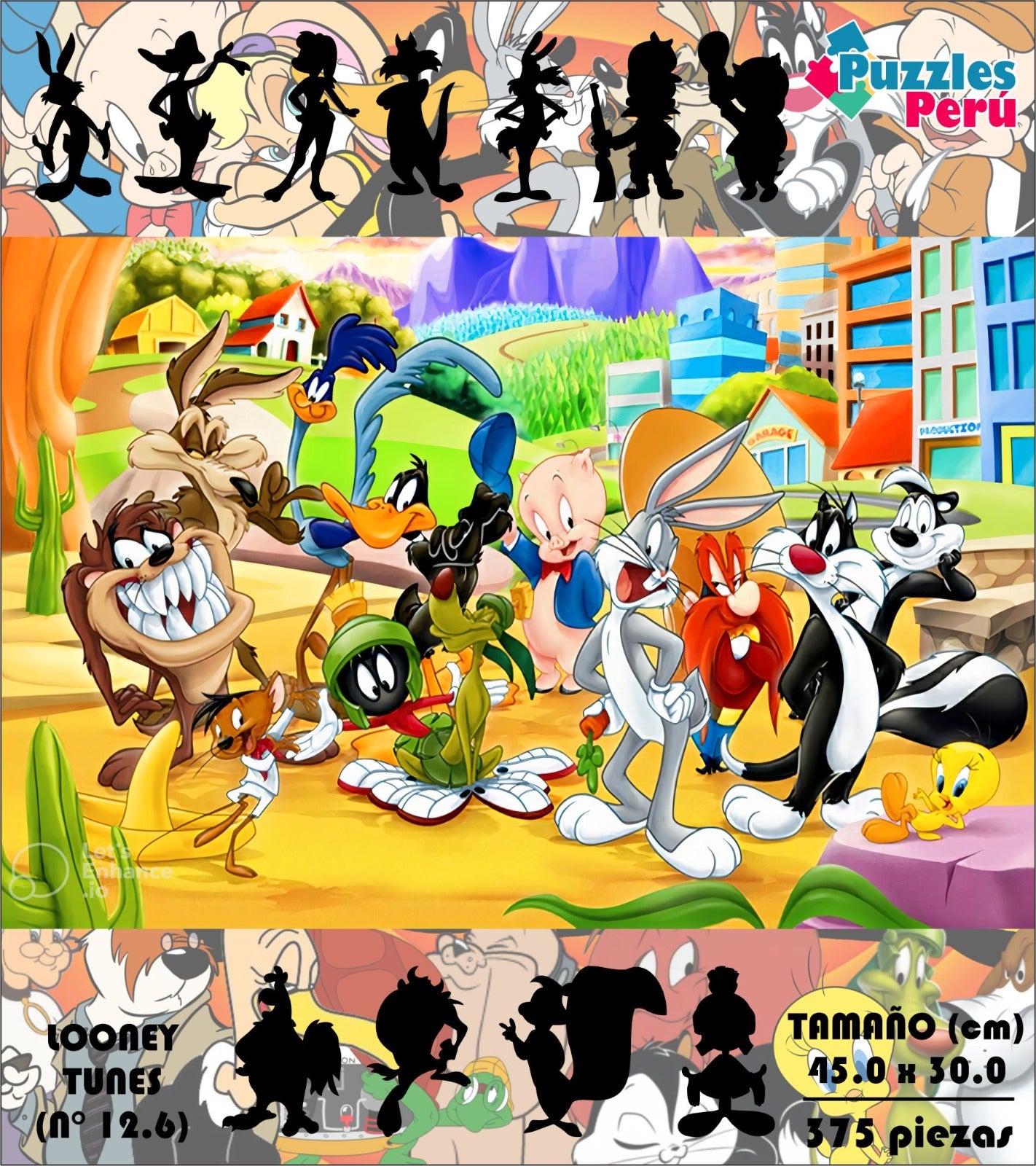 Rompecabezas Pers.Looney Tunes  C:12.6 Puzzles Peru