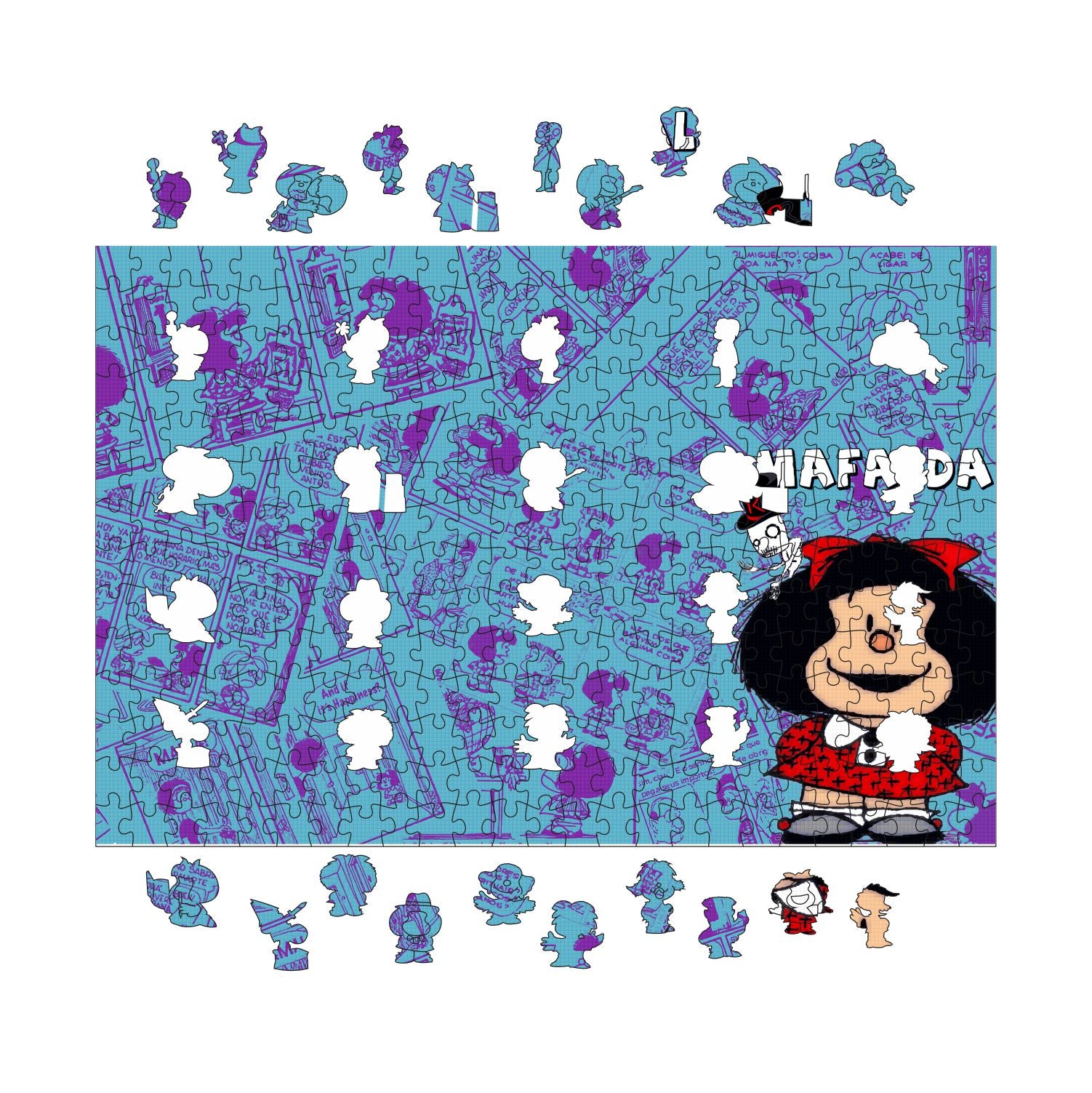 Rompecabezas Mafalda  C:15.4 Pers. Puzzles Peru
