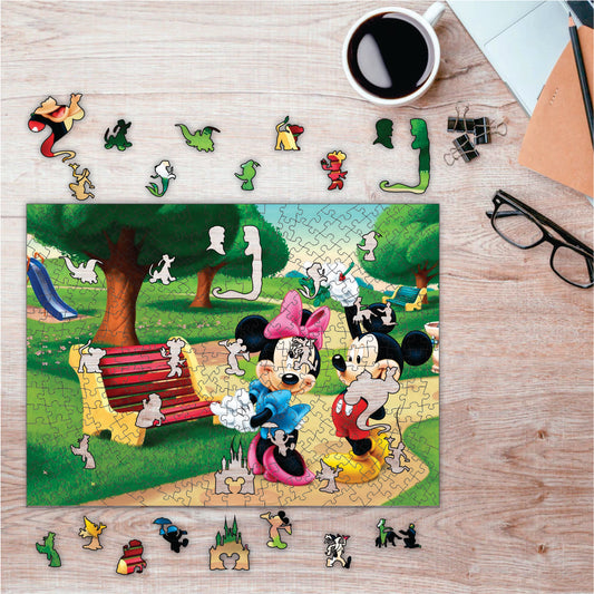 Rompecabezas Pers.Mickey y Minnie  C:17.12 Puzzles Peru