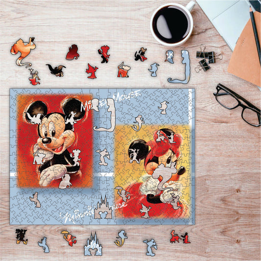 Rompecabezas Pers.Mickey y Minnie  C:17.15 Puzzles Peru