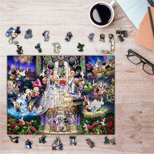 Rompecabezas Pers.Mickey y Minnie  C:17.18 Puzzles Peru