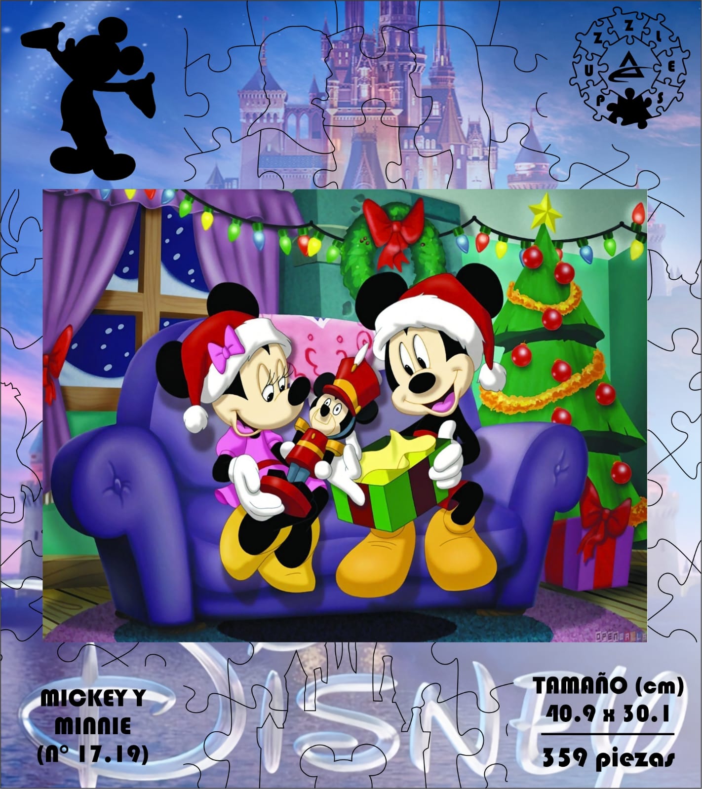 Rompecabezas Pers.Mickey y Minnie  C:17.19 Puzzles Peru