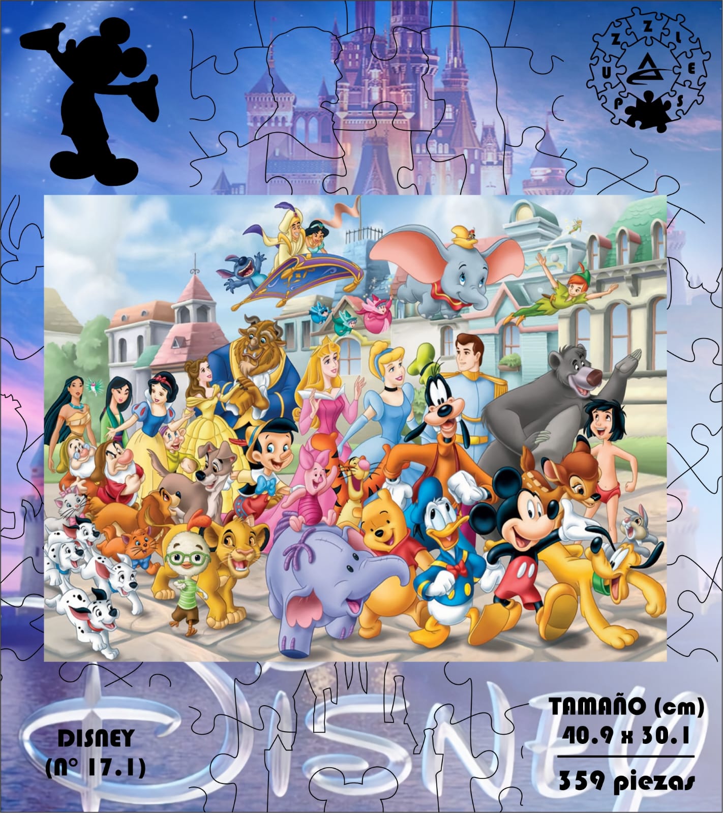 Rompecabezas Pers.Disney  C:17.1 Puzzles Peru