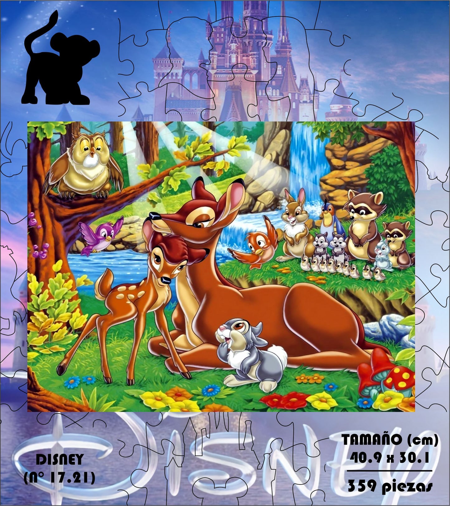 Rompecabezas Pers.Bambi  C:17.21 Puzzles Peru