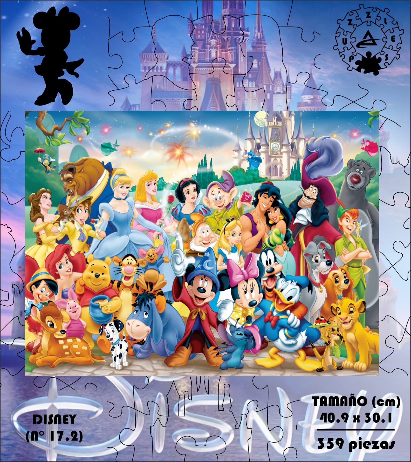 Rompecabezas Pers.Disney  C:17.2 Puzzles Peru