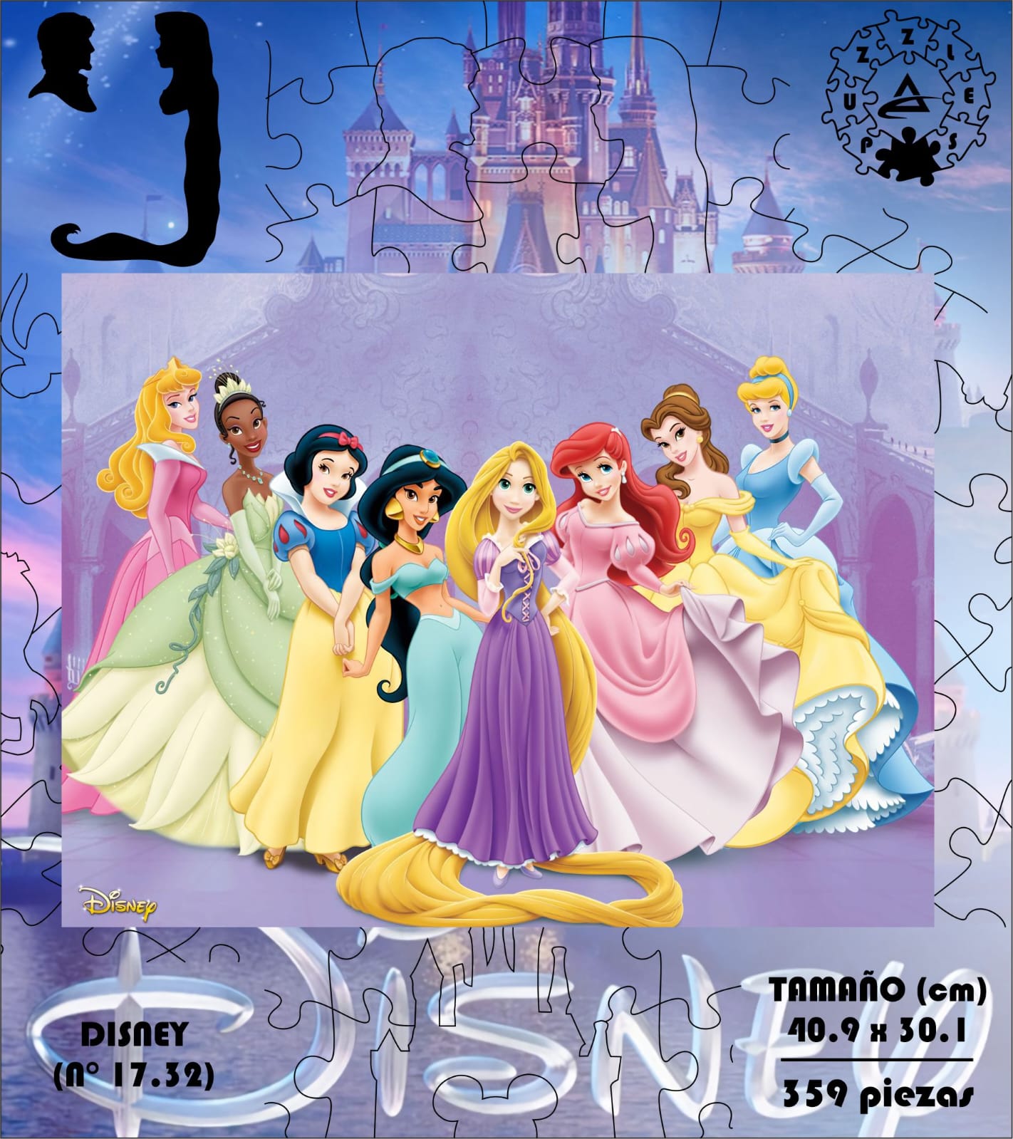 Rompecabezas Pers.Princesas  C:17.32 Puzzles Peru