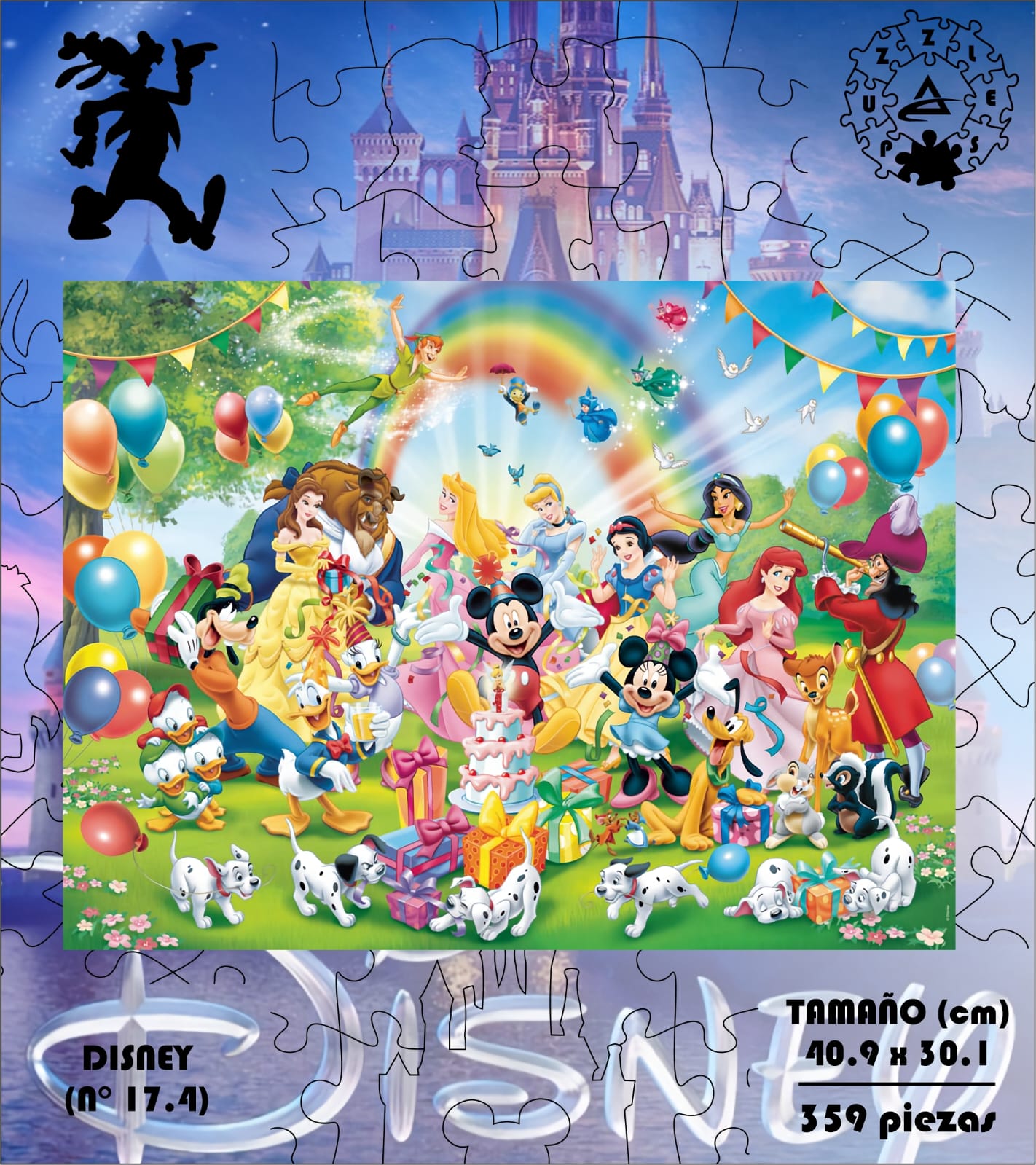 Rompecabezas Pers.Disney  C:17.4 Puzzles Peru