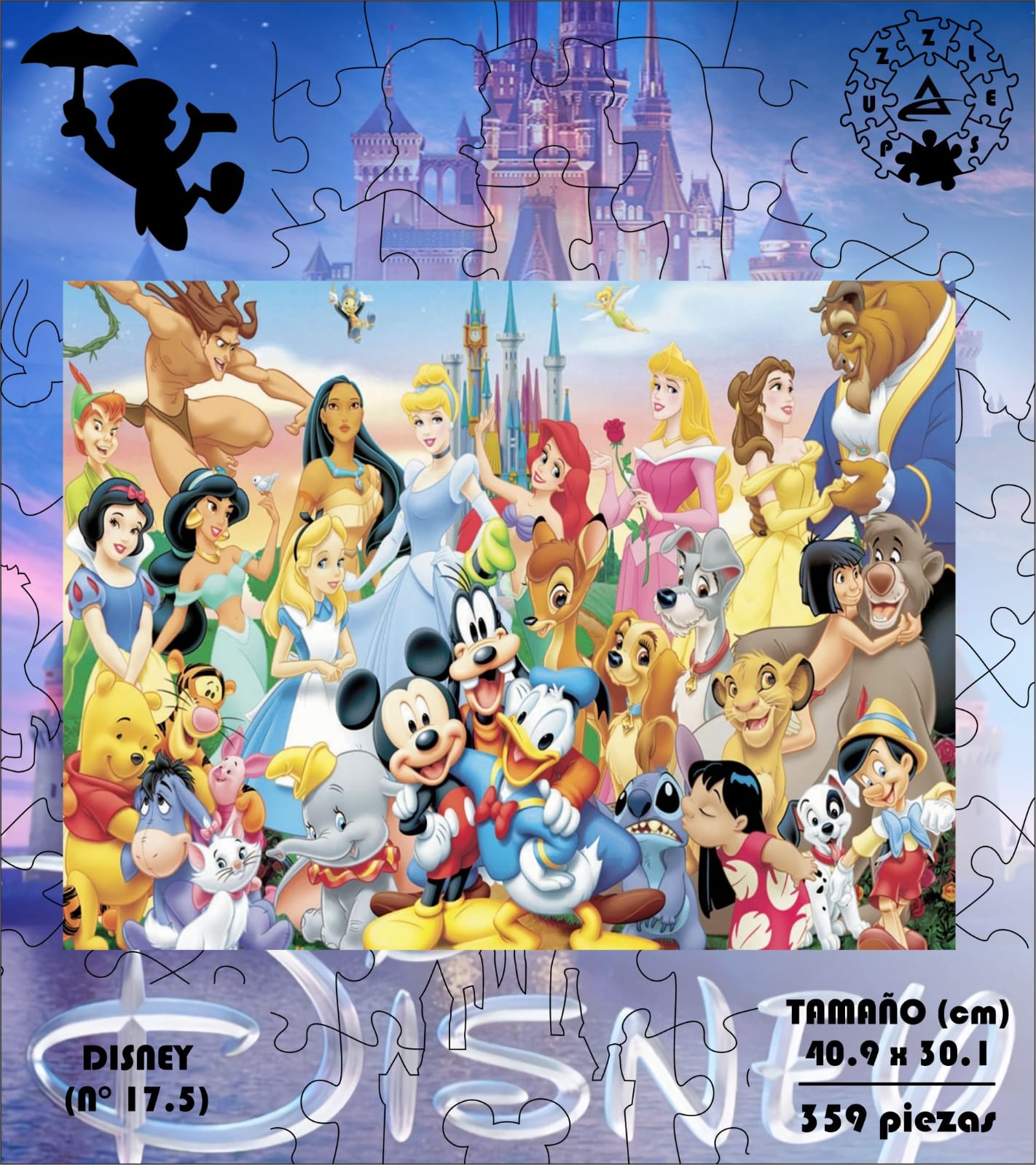 Rompecabezas Pers.Disney  C:17.5 Puzzles Peru