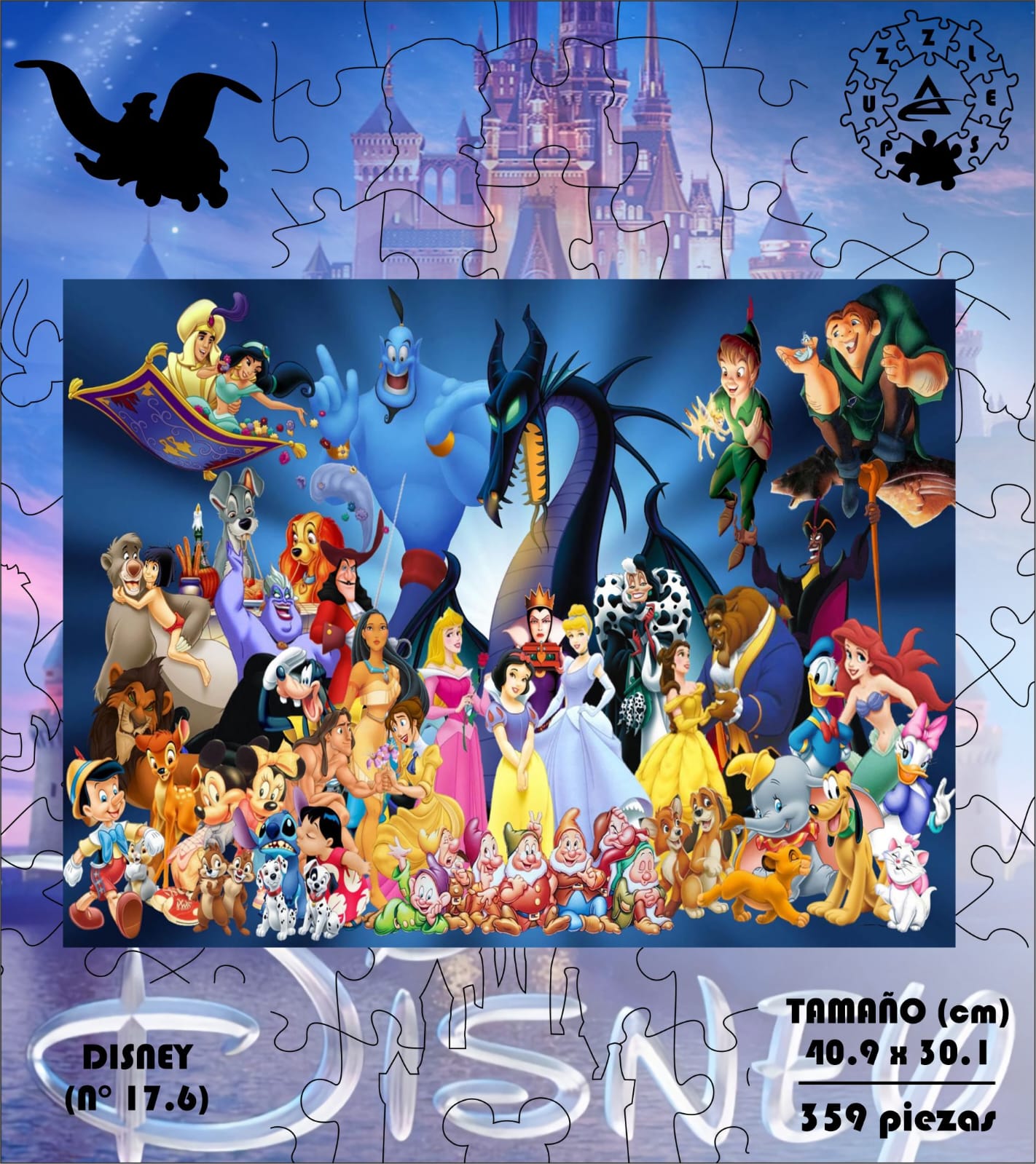 Rompecabezas Pers.Disney  C:17.6 Puzzles Peru