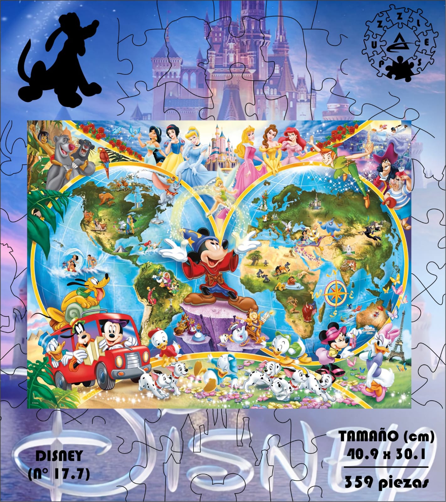 Rompecabezas Pers.Disney  C:17.7 Puzzles Peru