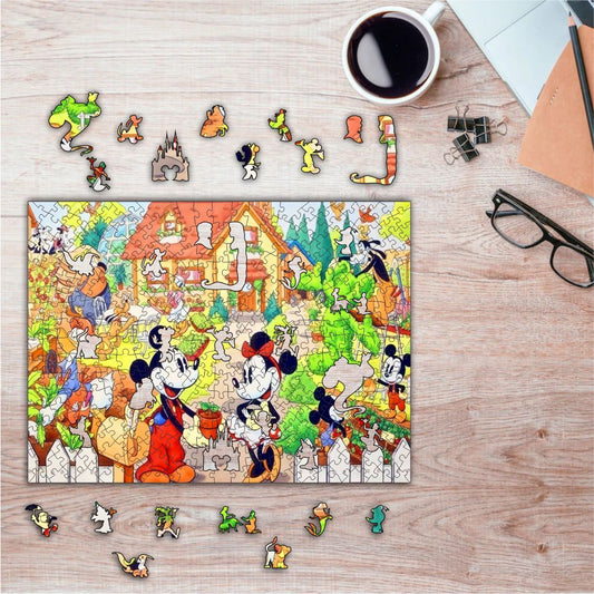 Rompecabezas Pers.Mickey y Minnie  C:17.8 Puzzles Peru