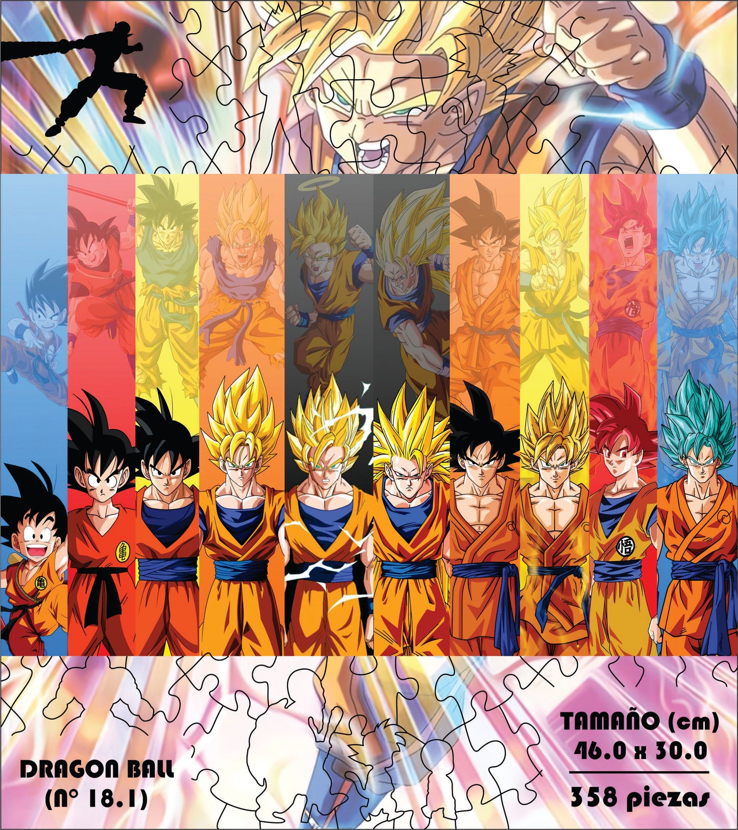 Rompecabezas Pers.Goku  C:18.1 Puzzles Peru