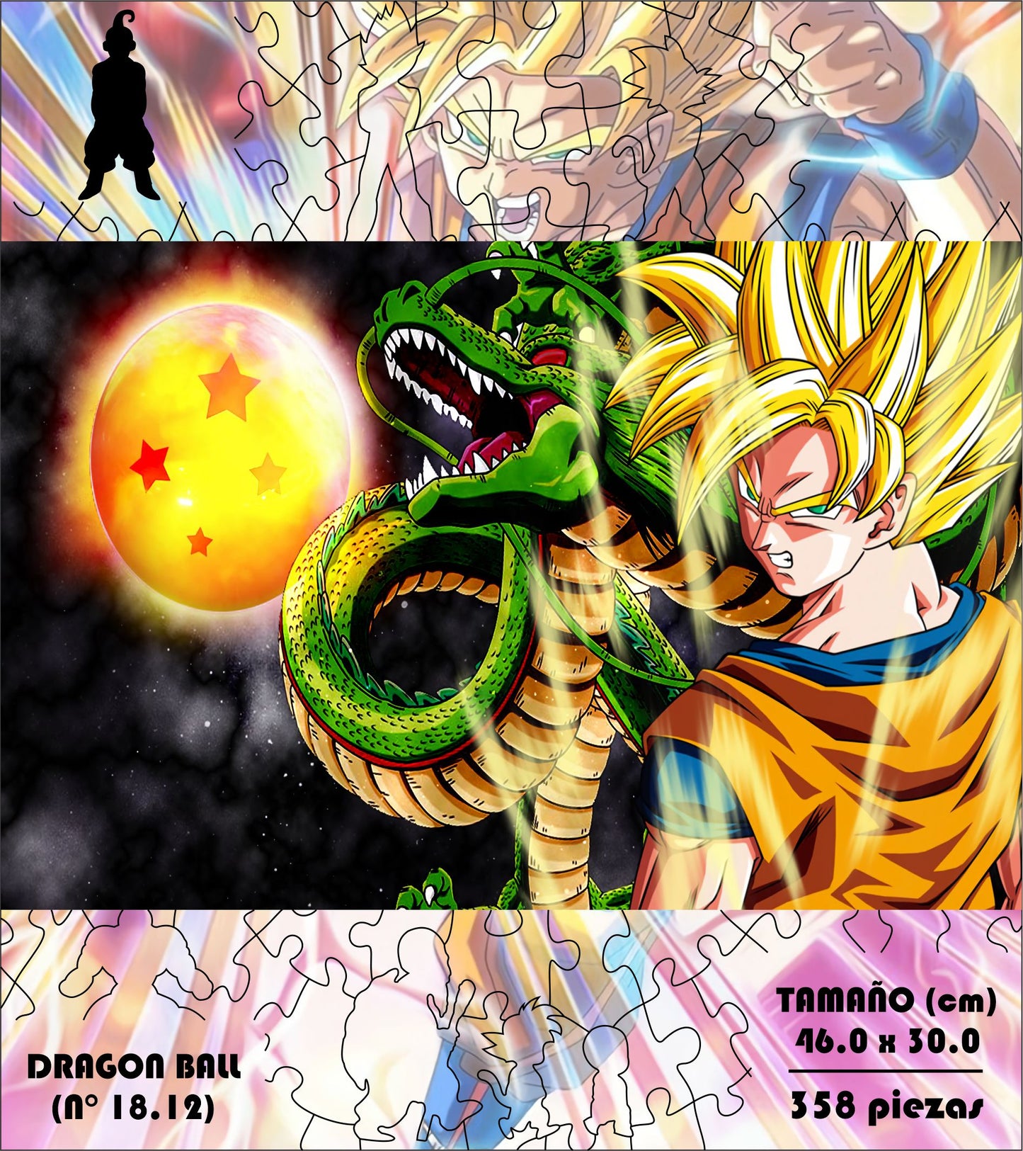 Rompecabezas Pers.Goku  C:18.12 Puzzles Peru