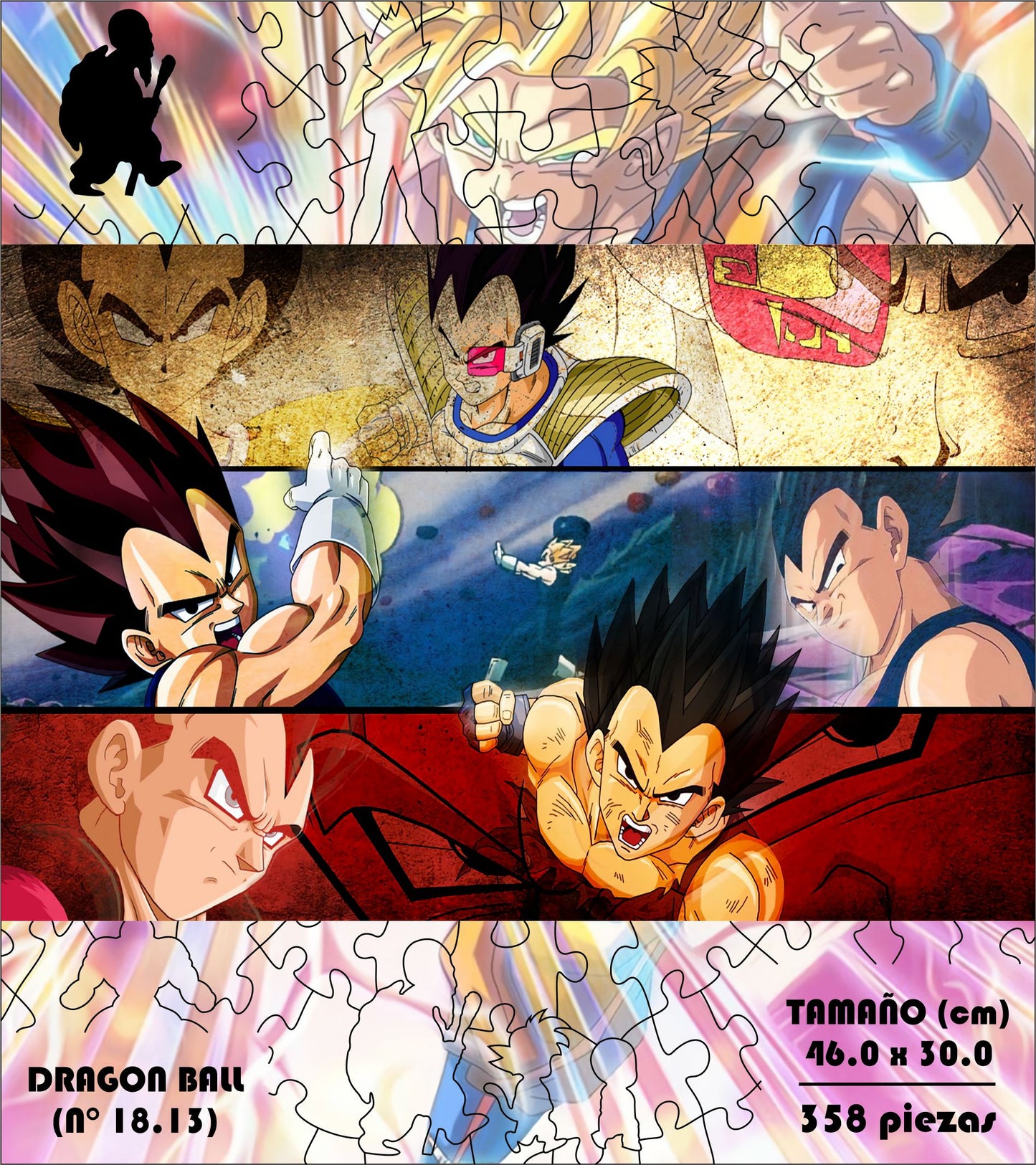 Rompecabezas Pers.Vegeta  C:18.13 Puzzles Peru