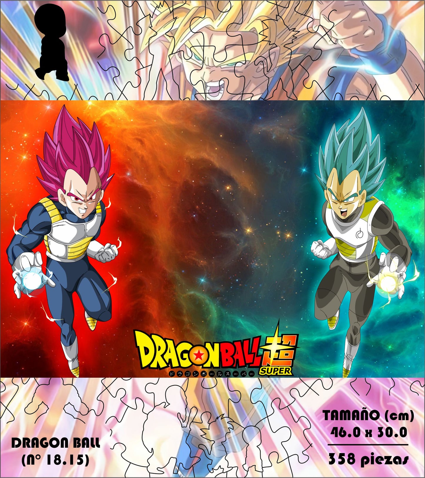 Rompecabezas Pers.Vegeta  C:18.15 Puzzles Peru