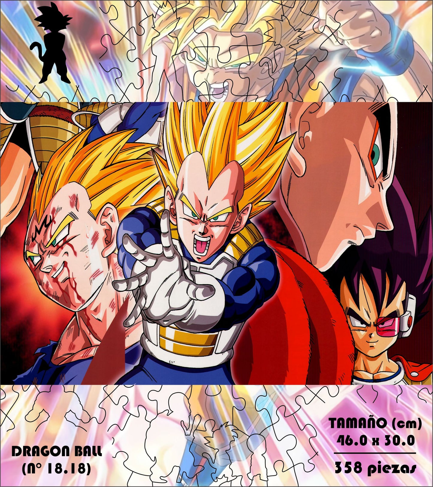 Rompecabezas Pers.Vegeta  C:18.18 Puzzles Peru