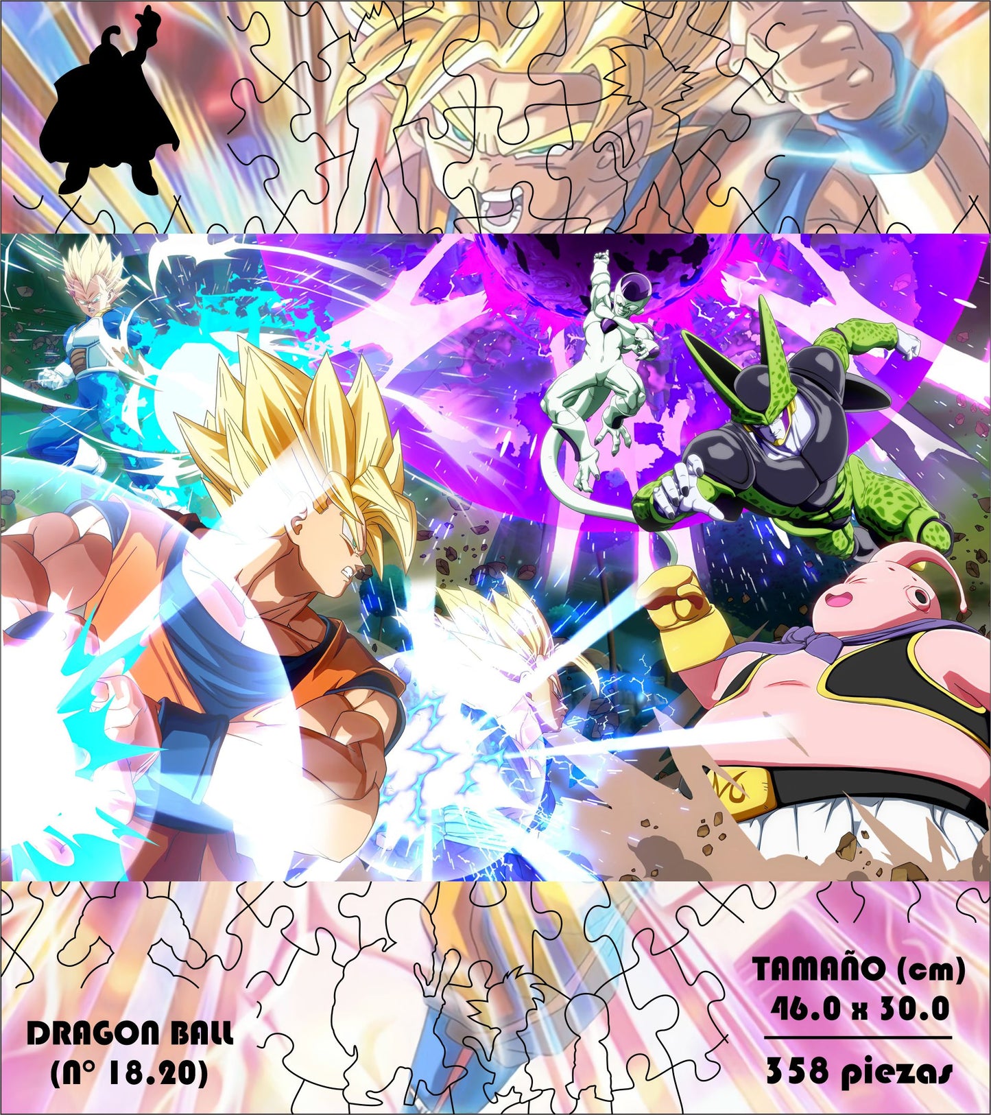 Rompecabezas Pers.Dragon Ball  C:18. Puzzles Peru