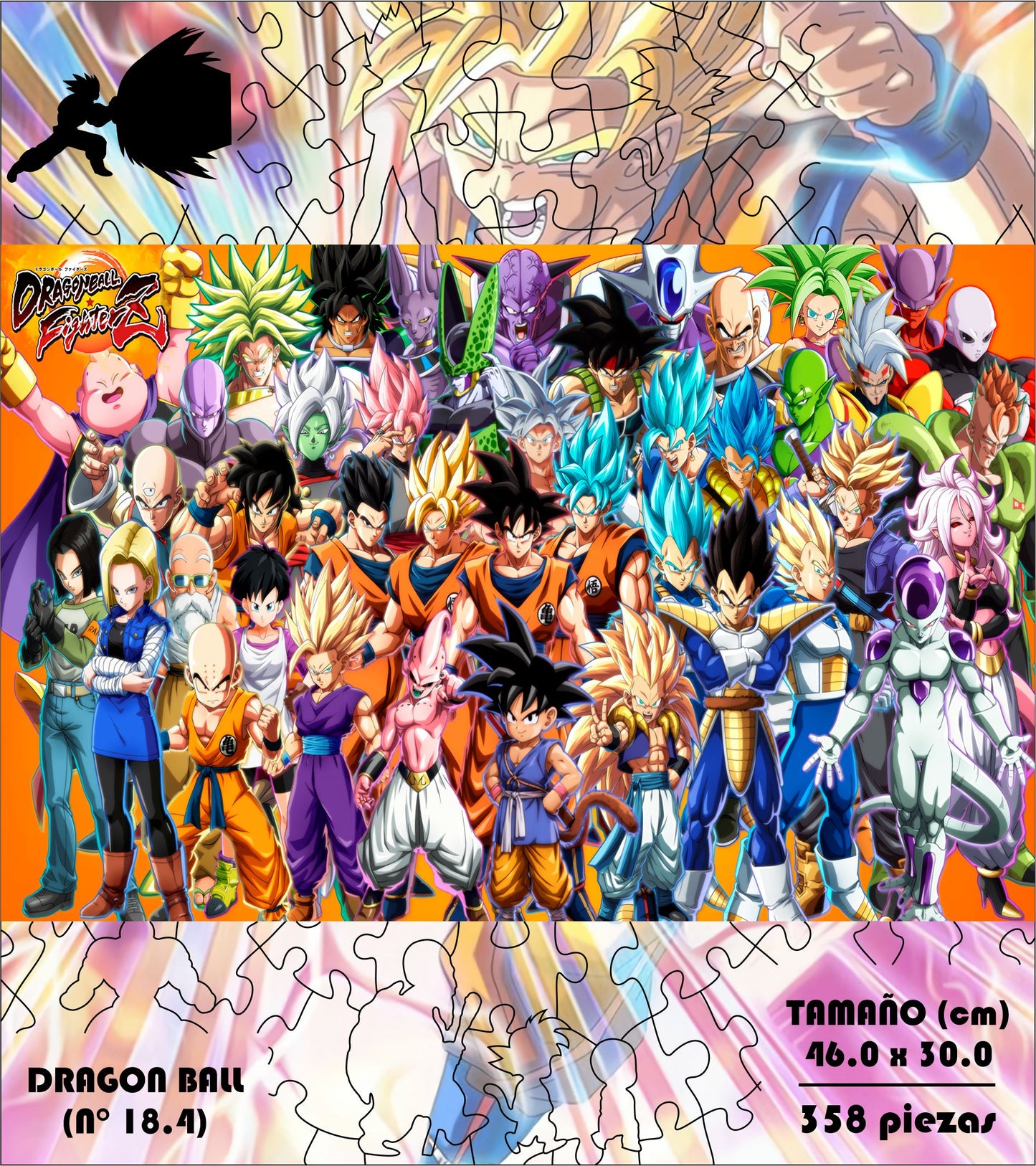 Rompecabezas Pers.Dragon Ball  C:18.4 Puzzles Peru