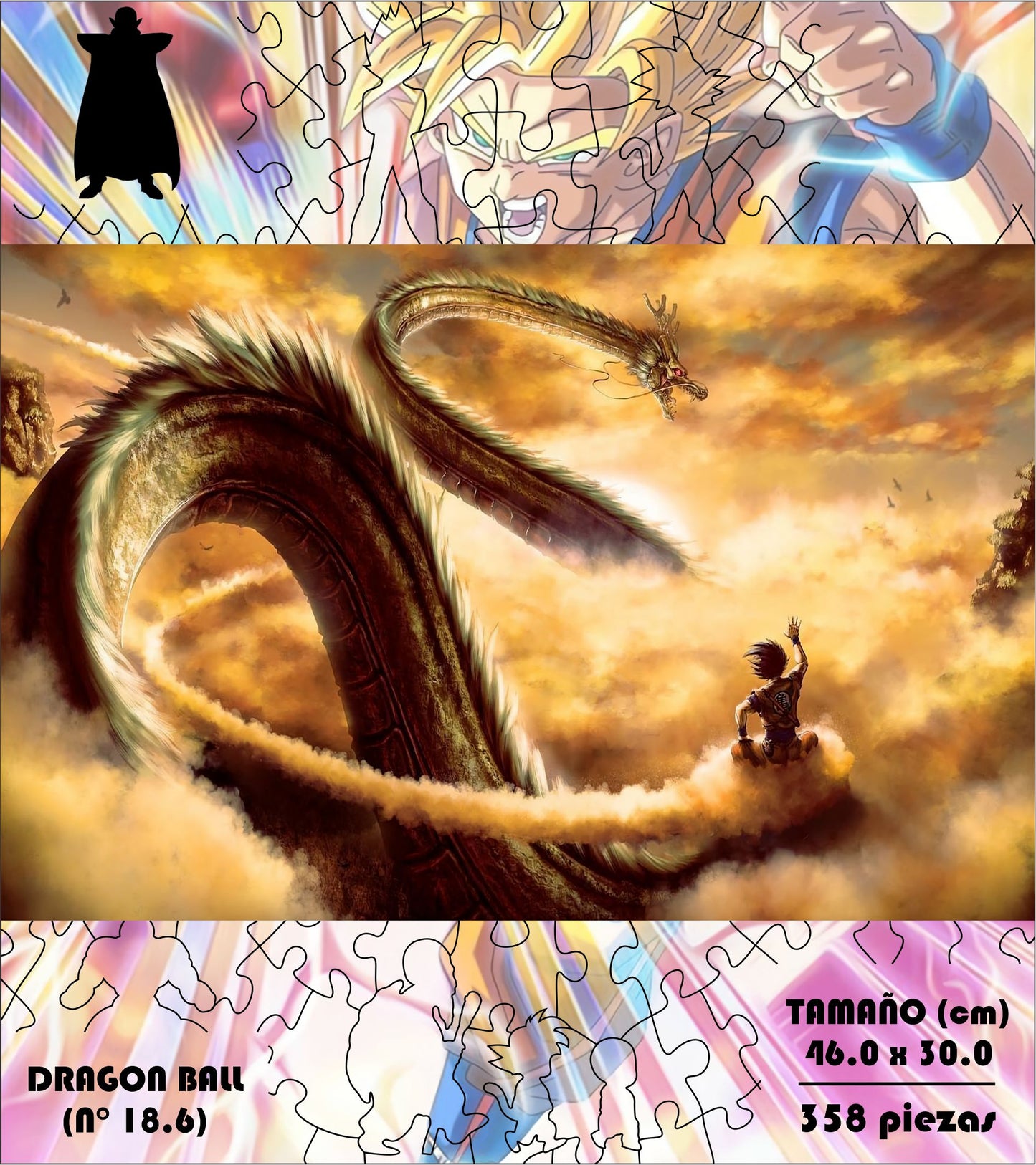 Rompecabezas Pers.Dragon Ball  C:18.6 Puzzles Peru