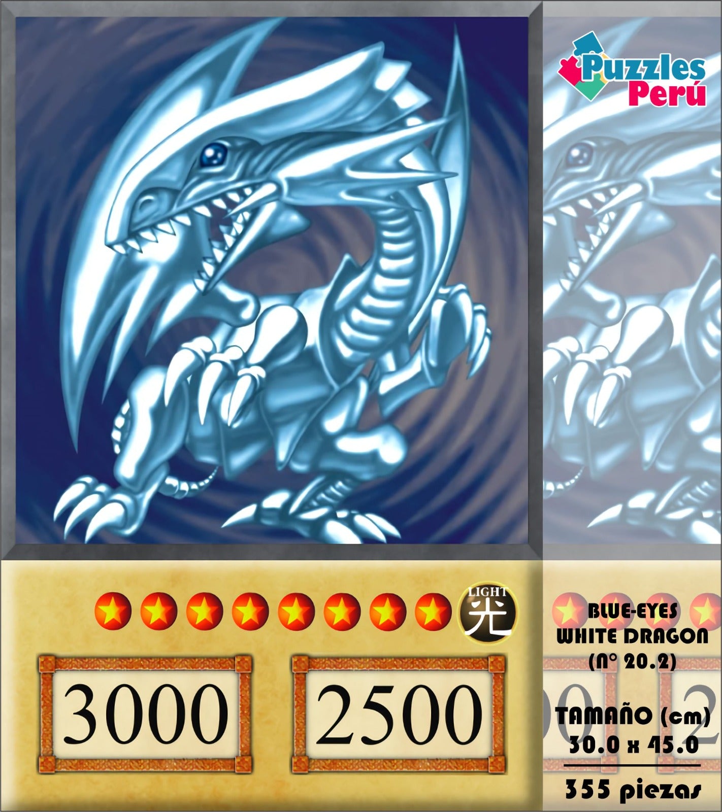 Rompecabezas Pers.Blue-Eyes White Dragon  C:20.2 Puzzles Peru