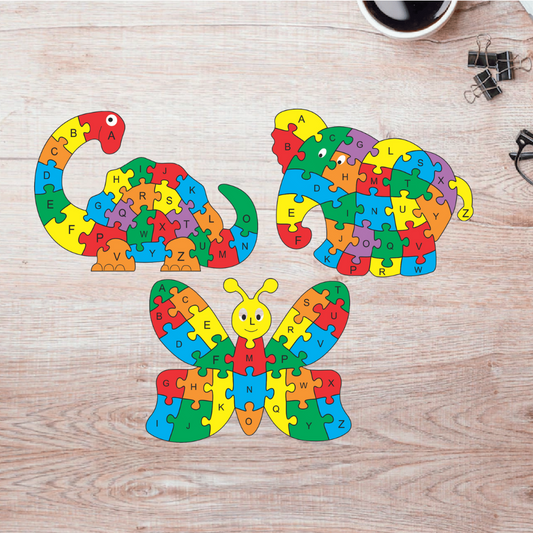 Rompecabezas Pers.Educativo de Leon, Serpiente y Buho Puzzles Peru