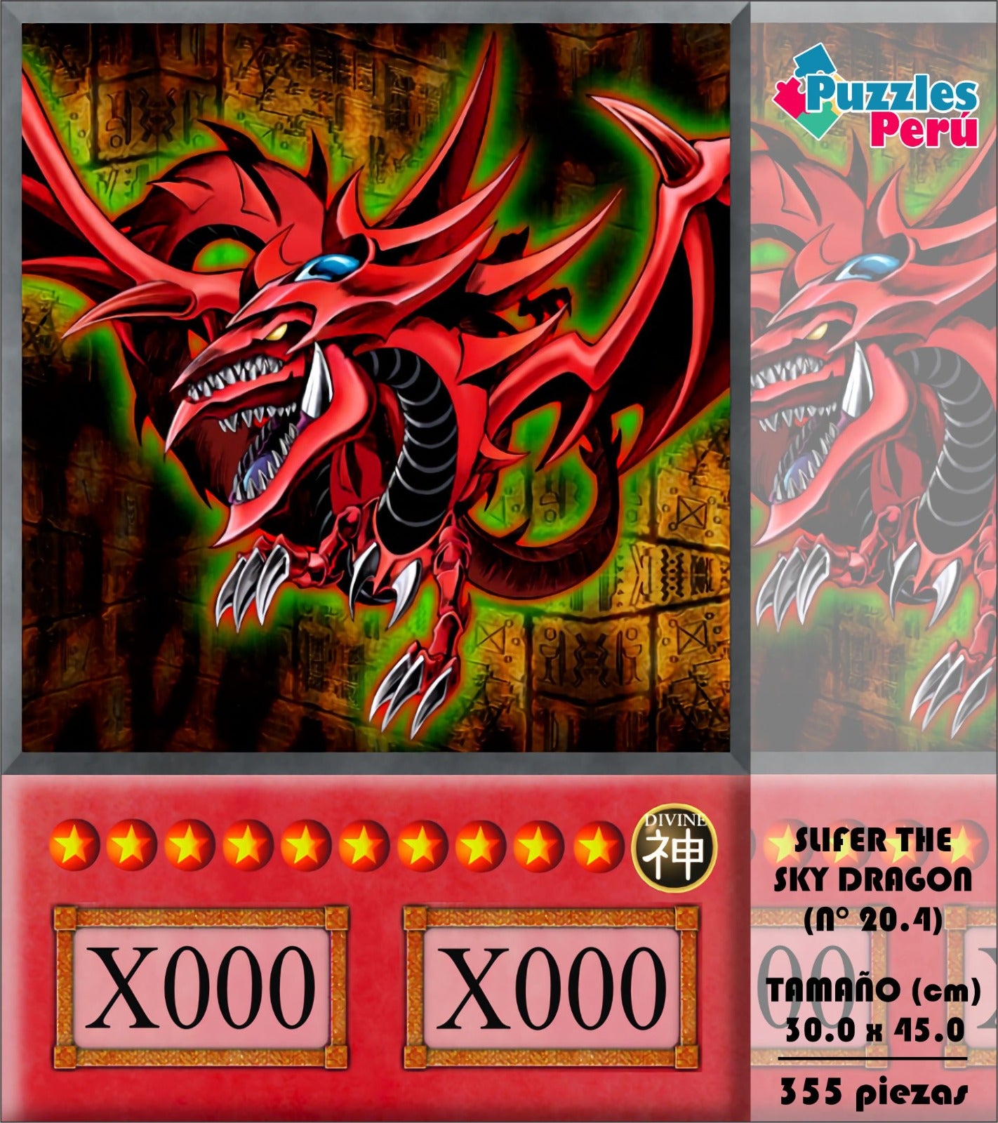 Rompecabezas Pers.Slifer the Sky Dragon  C:20.4 Puzzles Peru