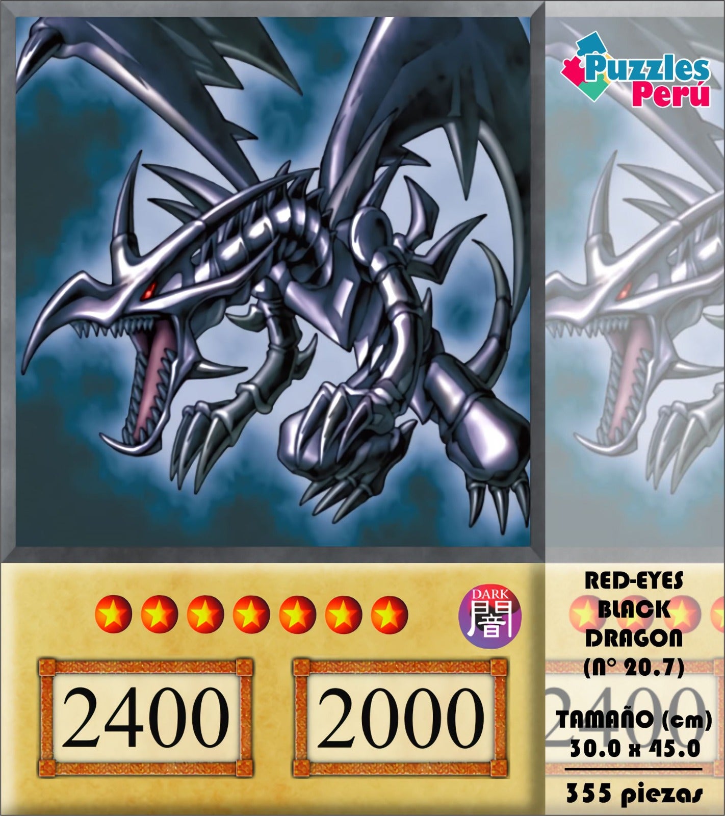 Rompecabezas Pers.Red-Eyes black dragon  C:20.7 Puzzles Peru