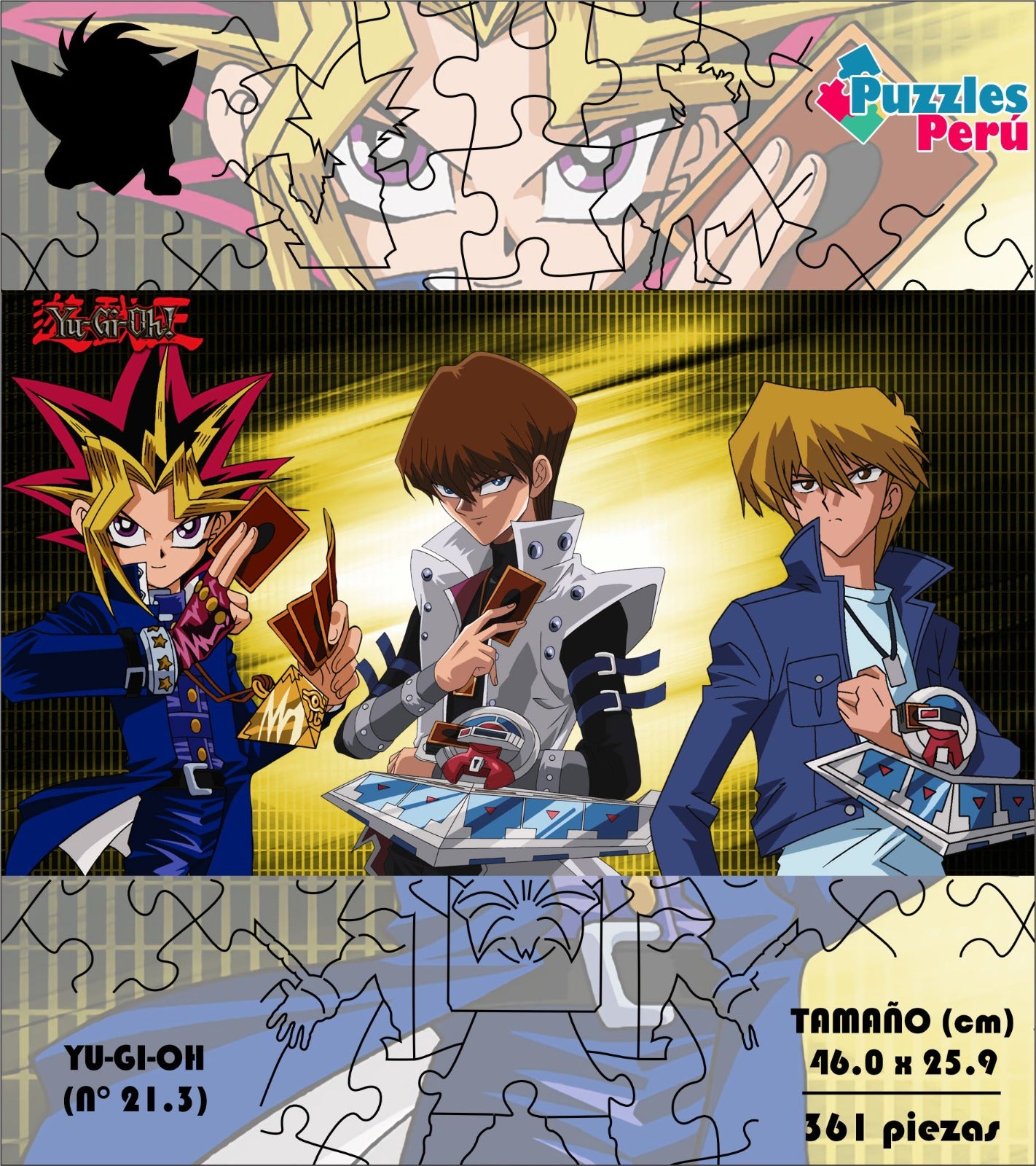 Rompecabezas Pers.Yugi Oh  C:21.3 Puzzles Peru