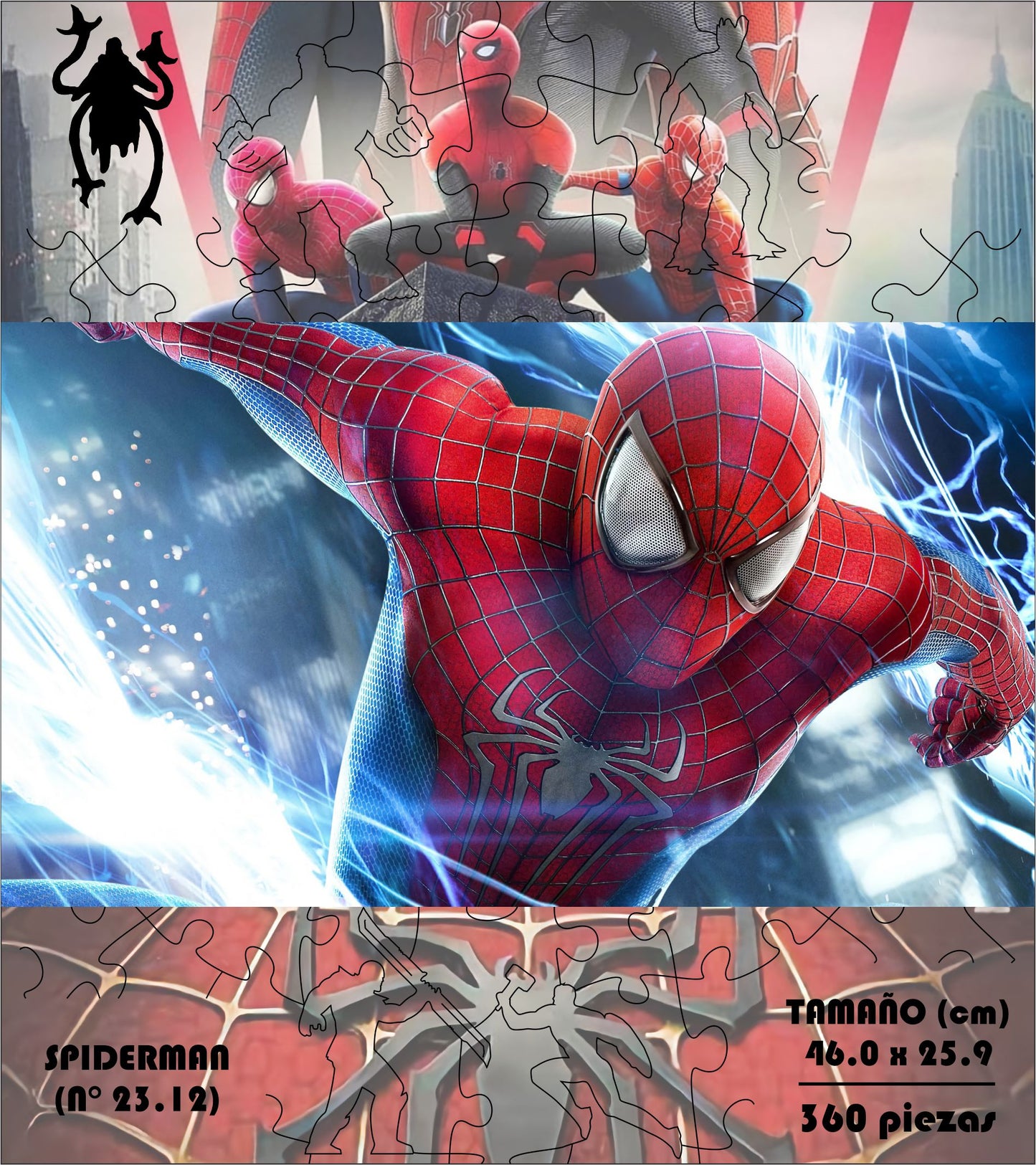 Rompecabezas Pers.Spiderman  C:23.12 Puzzles Peru