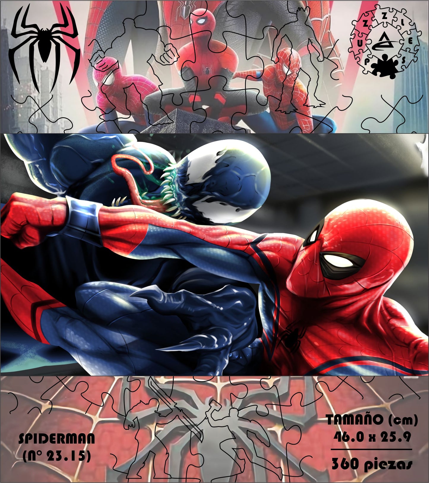 Rompecabezas Pers.Spiderman  C:23.15 Puzzles Peru