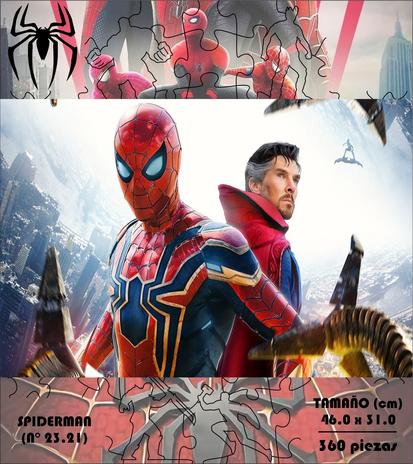 Rompecabezas Pers.Spiderman  C:23.21 Puzzles Peru