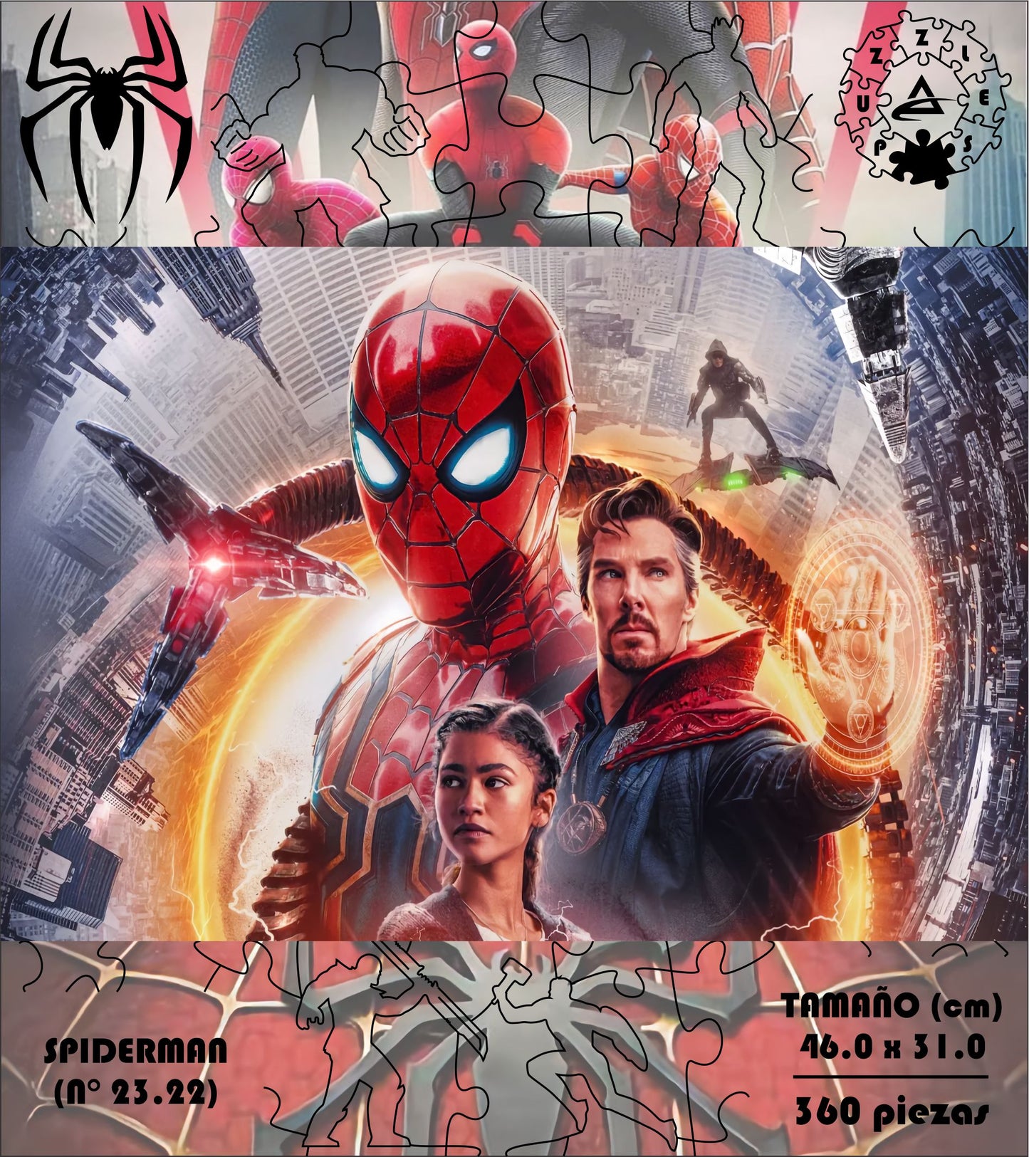 Rompecabezas Pers.Spiderman  C:23.22 Puzzles Peru