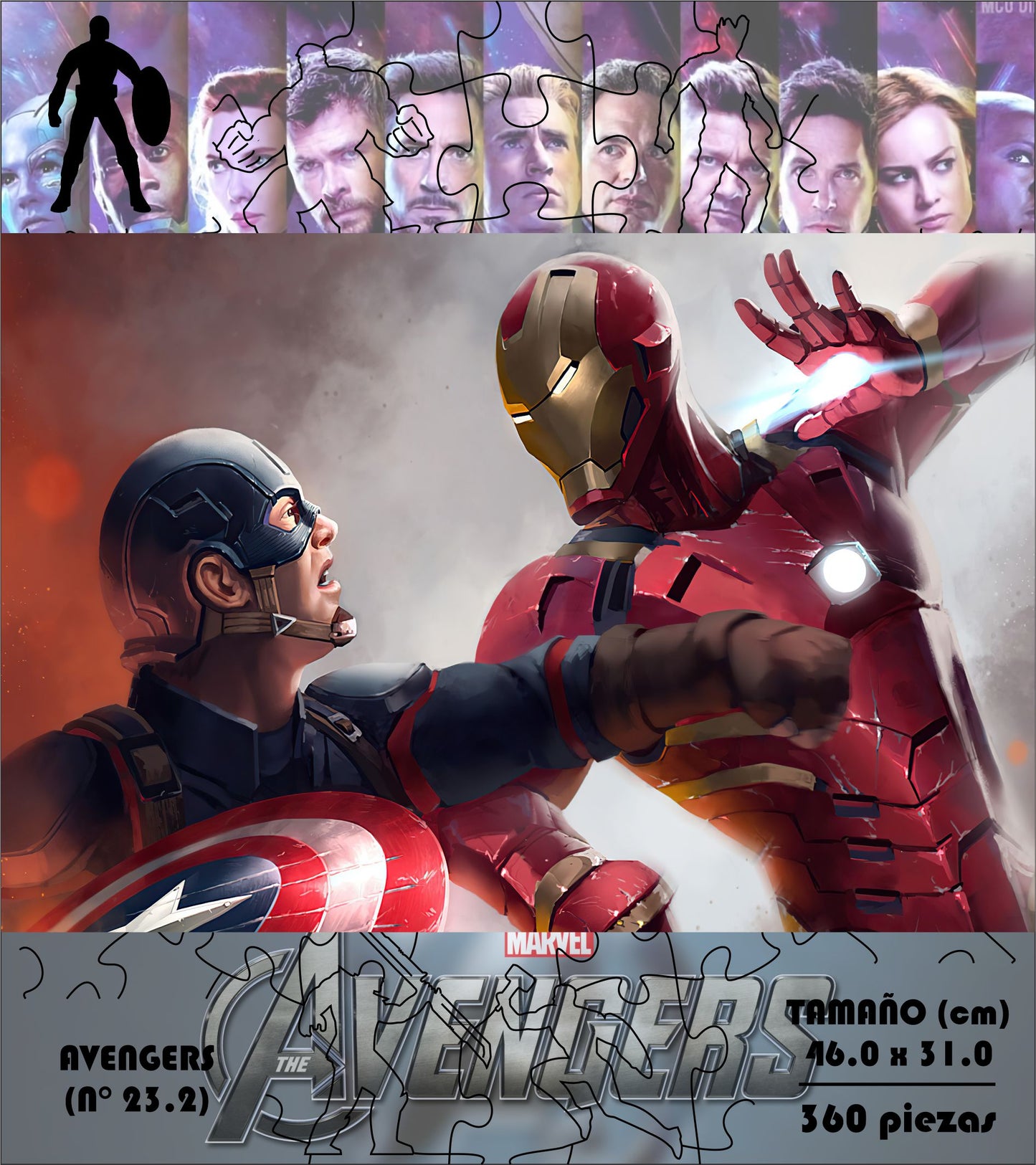 Rompecabezas Pers.Avengers  C:23.2 Puzzles Peru