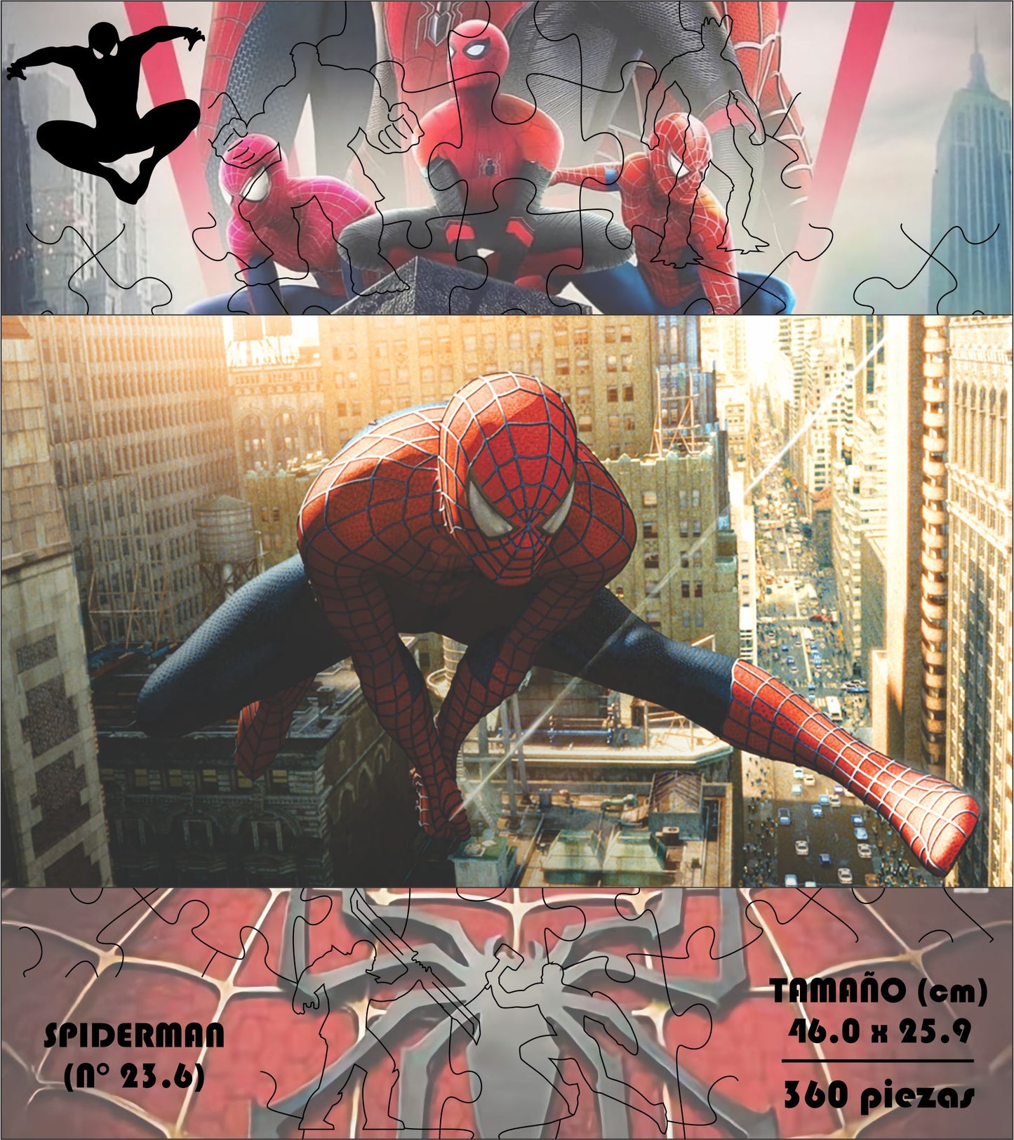 Rompecabezas Pers.Spiderman  C:23.6 Puzzles Peru