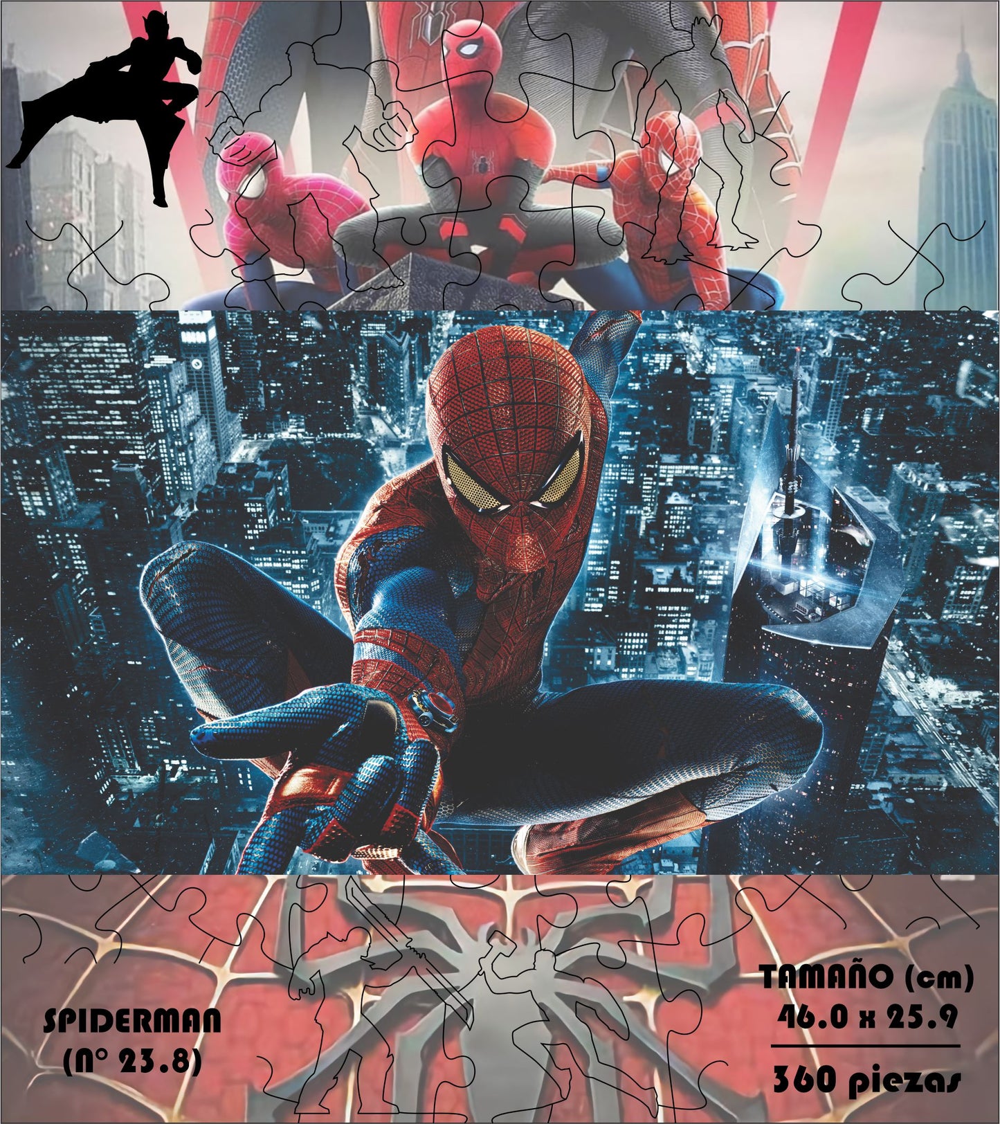 Rompecabezas Pers.Spiderman  C:23.8 Puzzles Peru