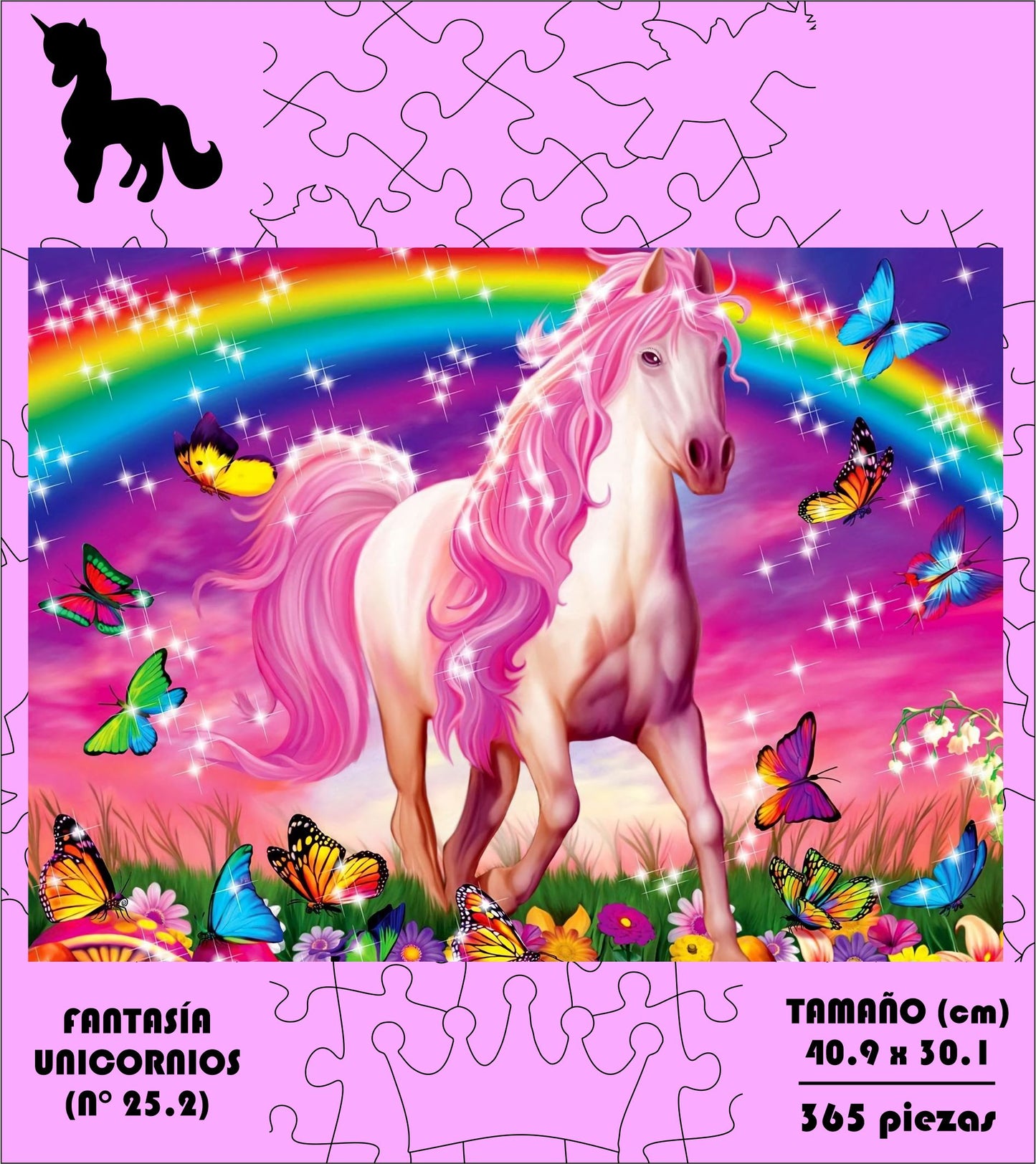 Rompecabezas Pers.Unicornios  C:25.2 Puzzles Peru