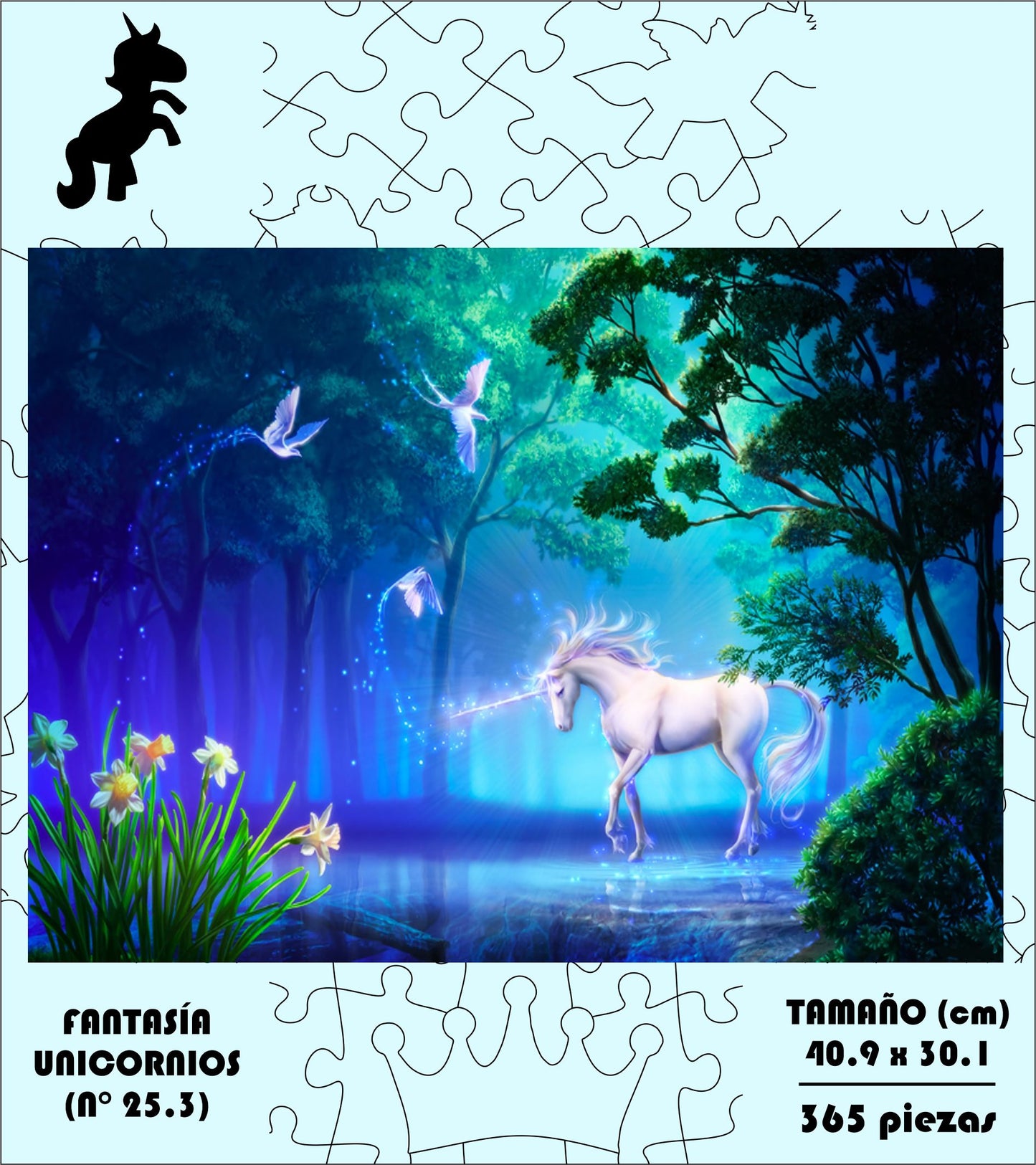 Rompecabezas Pers.Unicornios  C:25.3 Puzzles Peru