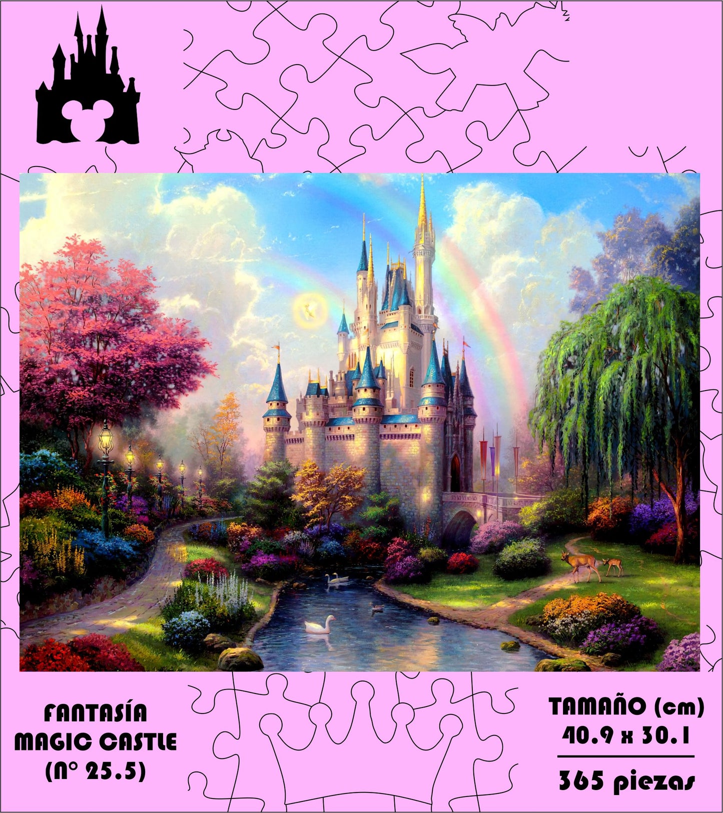 Rompecabezas Pers.Unicornios  C:25.5 Puzzles Peru