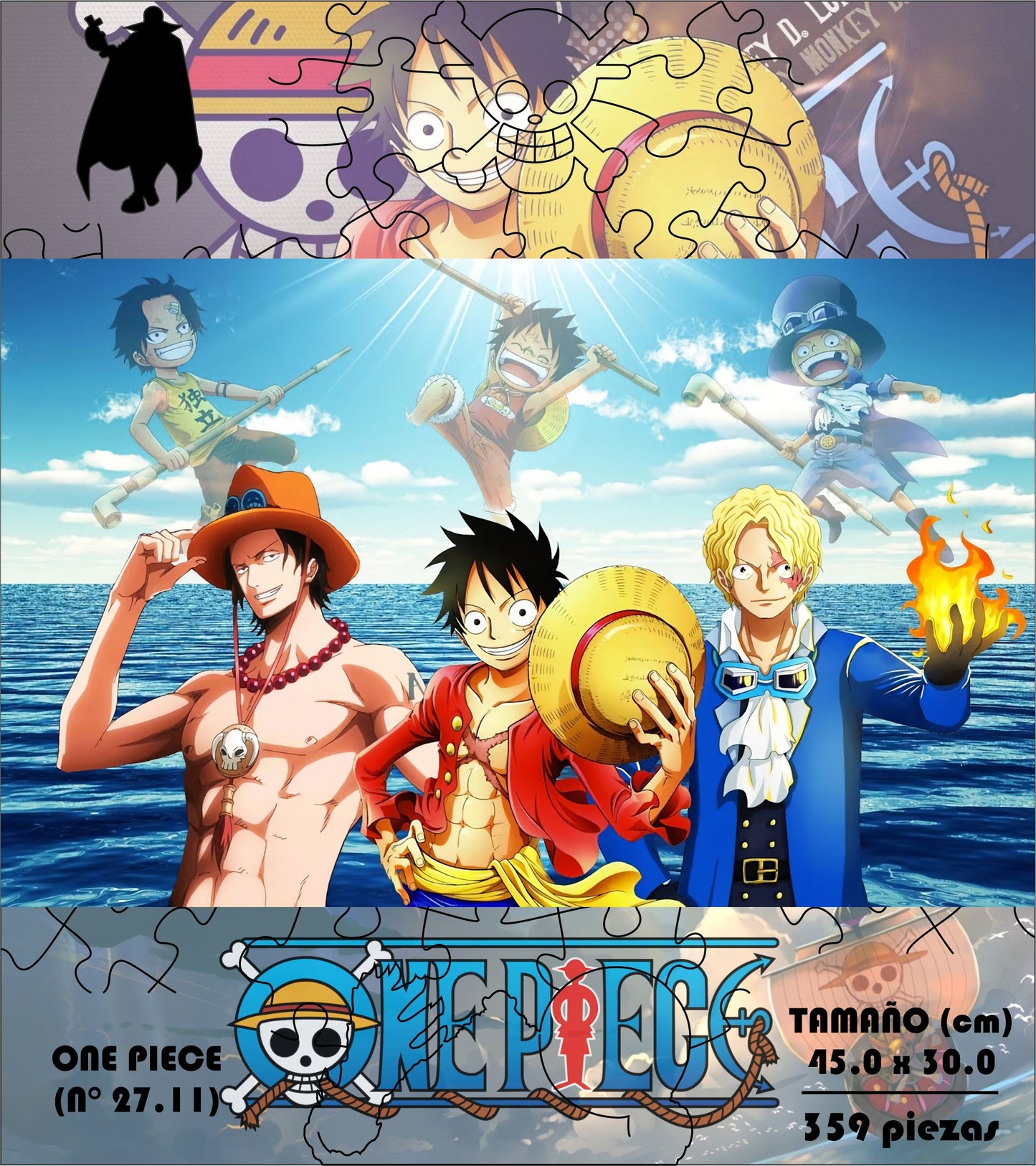 Rompecabezas Pers.One Piece  C:27.11 Puzzles Peru