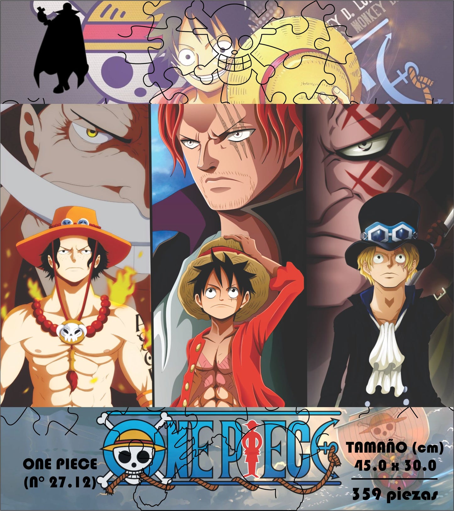 Rompecabezas Pers.One Piece  C:27.12 Puzzles Peru