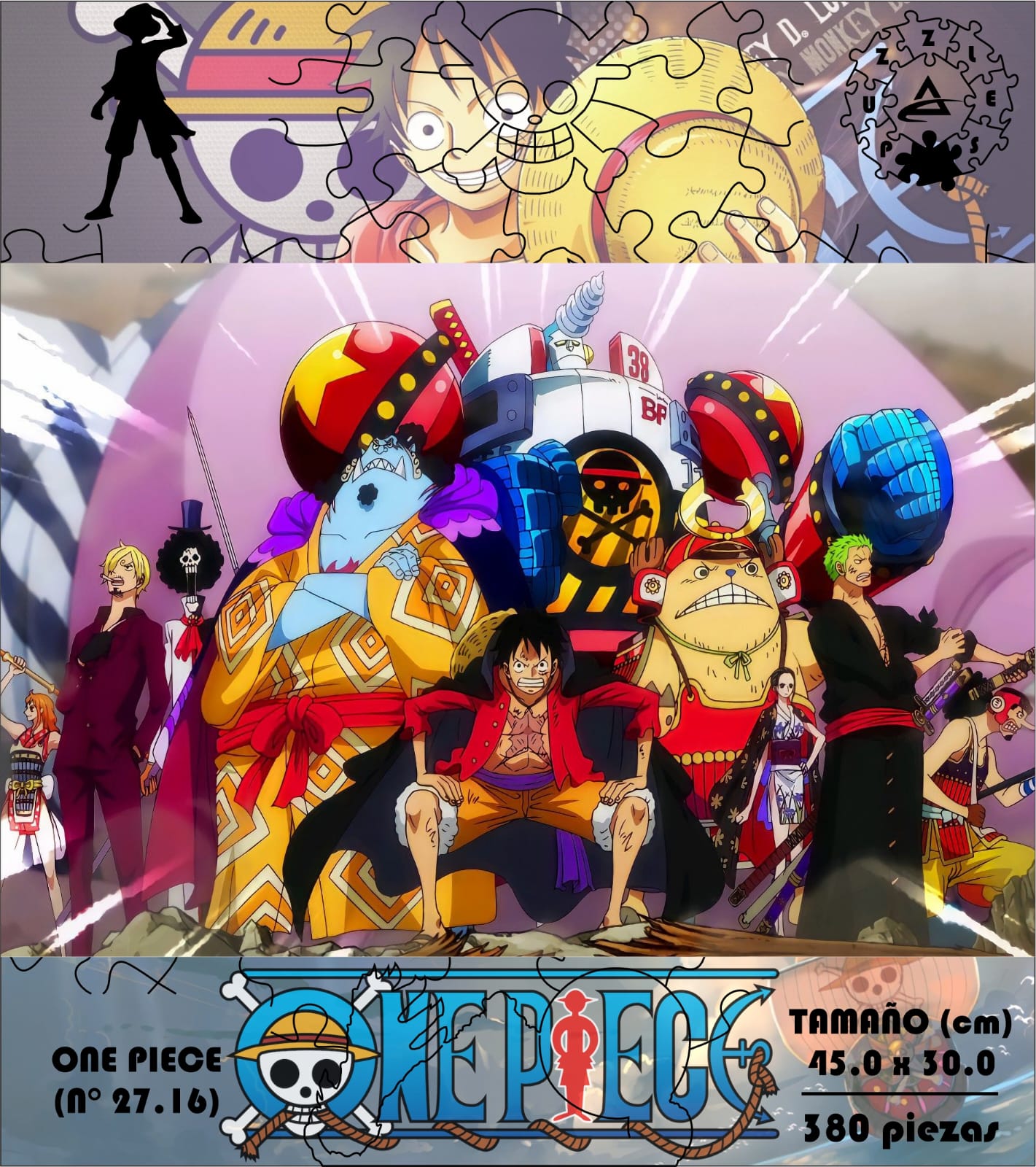 Rompecabezas Pers.One Piece  C:27.16 Puzzles Peru